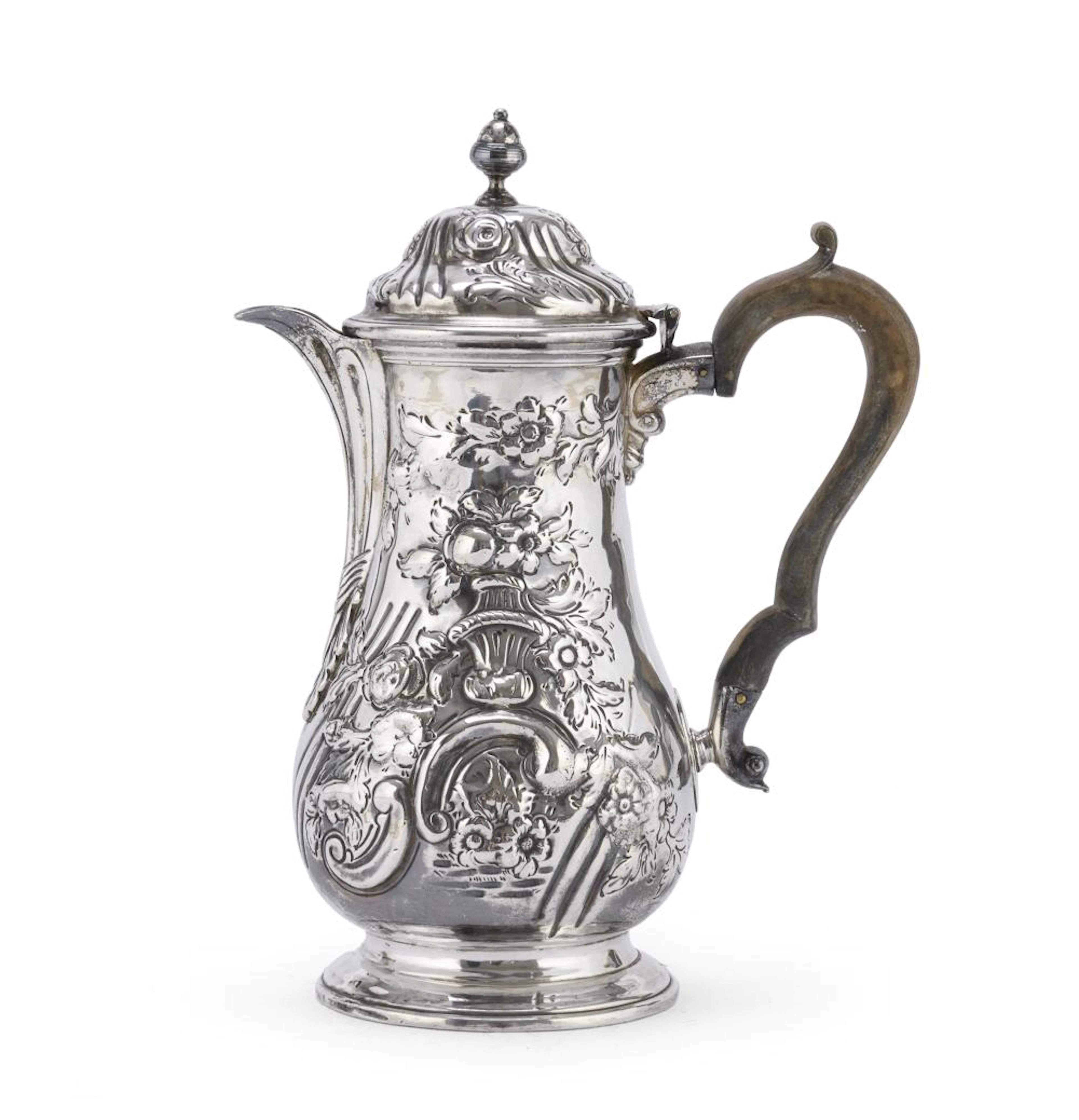 SILVER TEAPOT, LONDON 1768