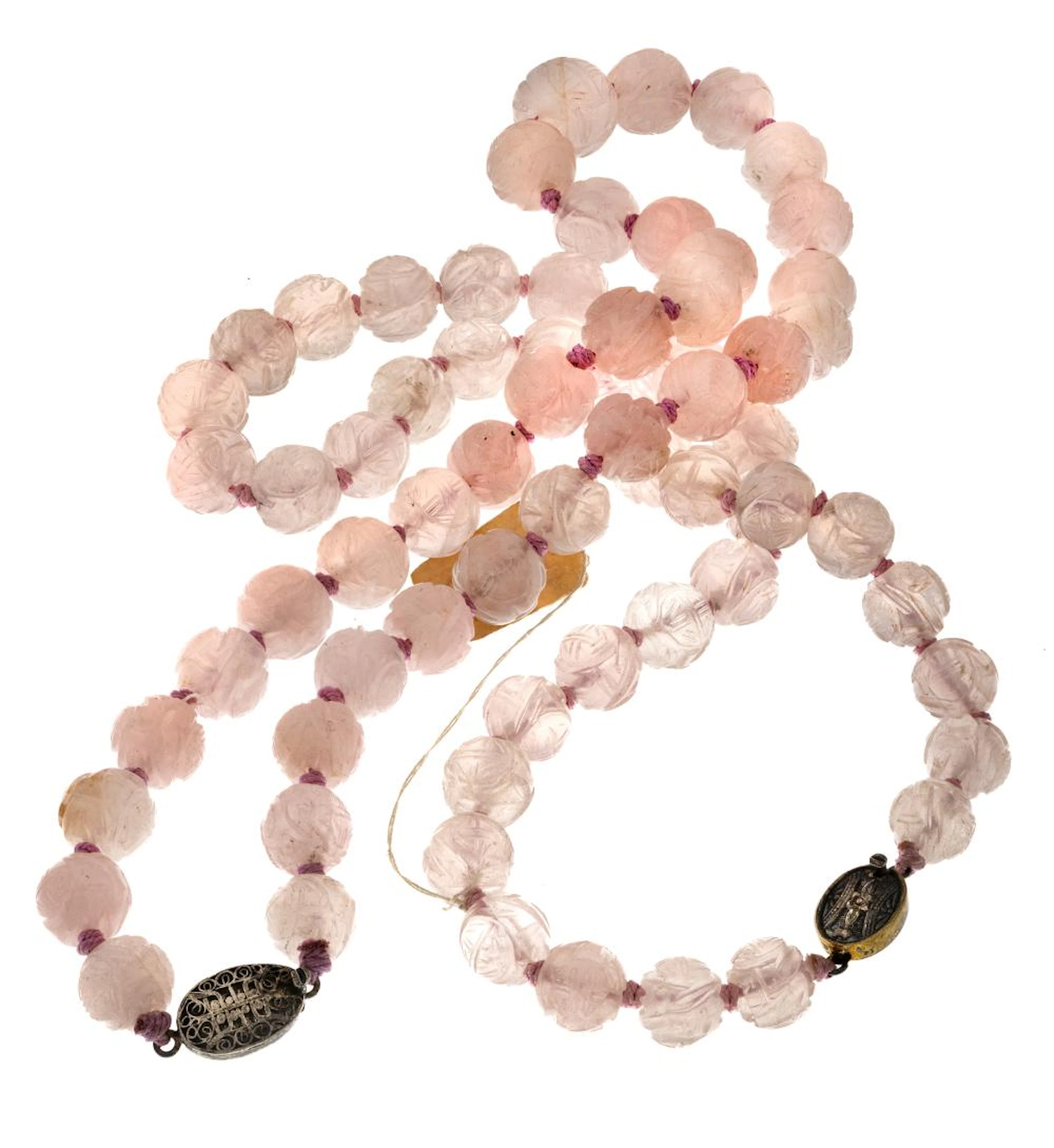 FOURTEEN QUARTZ NECKLACES