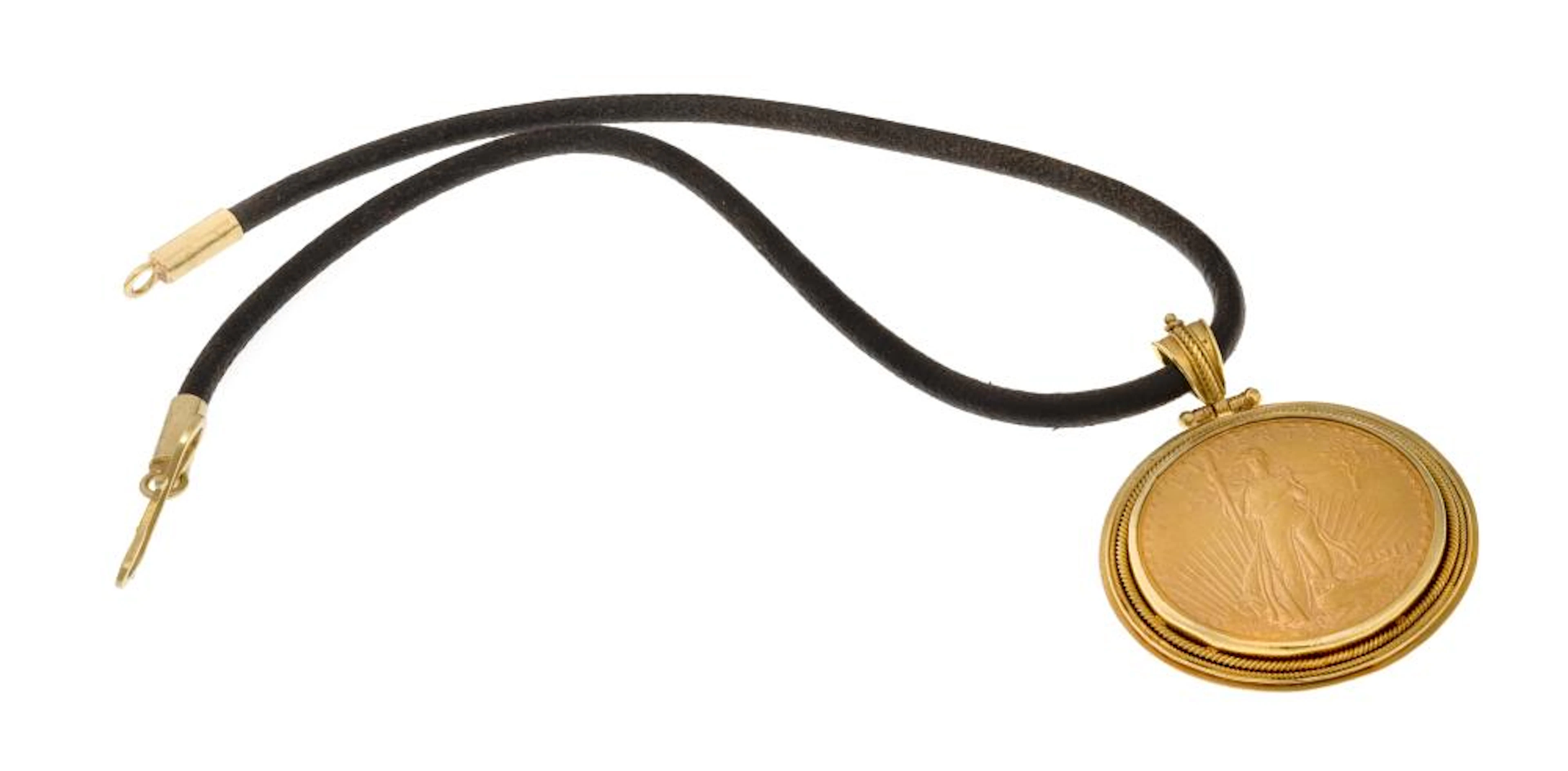 20 DOLLAR COIN PENDANT, 1911