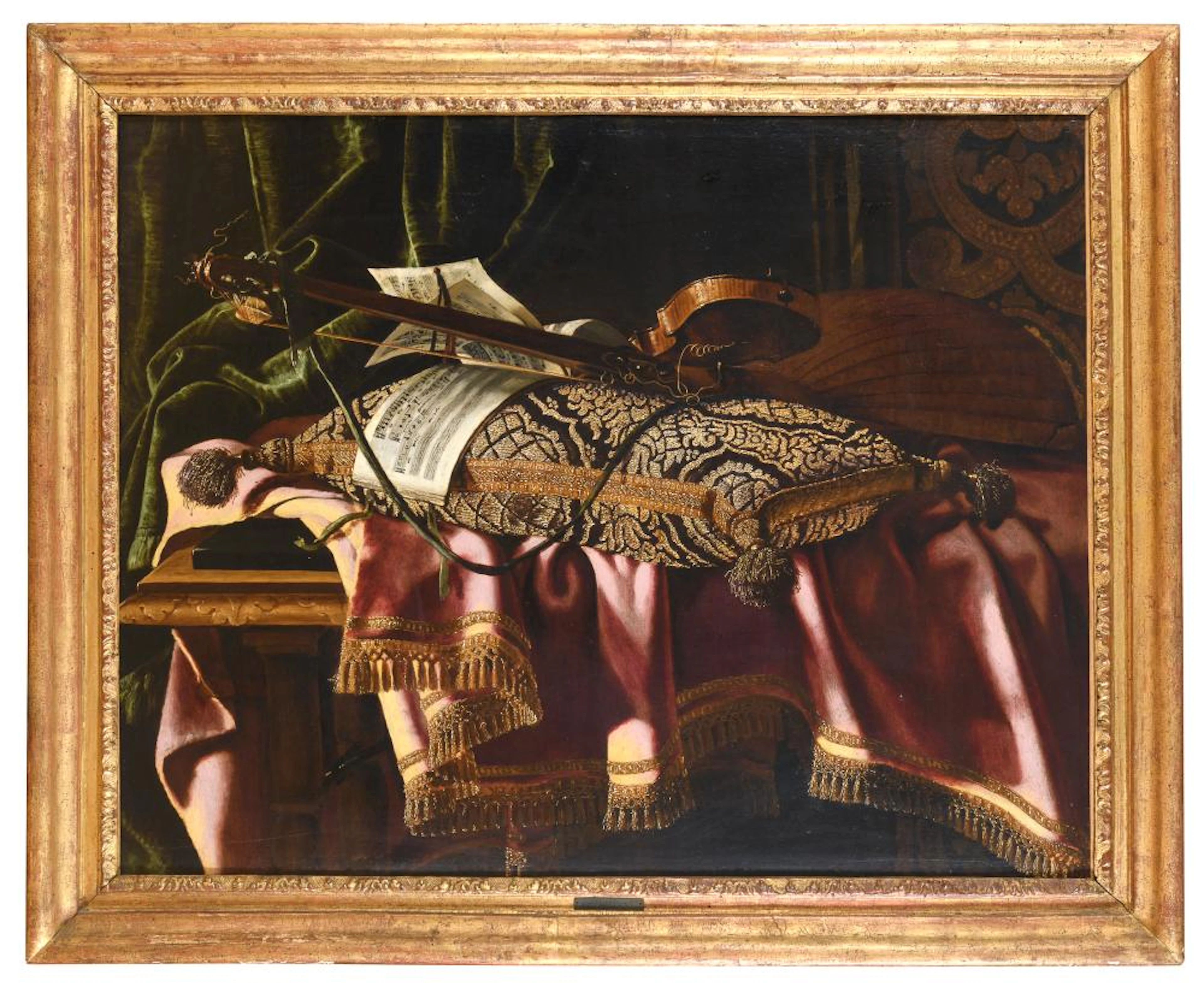 OIL PAINTING BY GIUSEPPE RECCO 17TH CENTURY