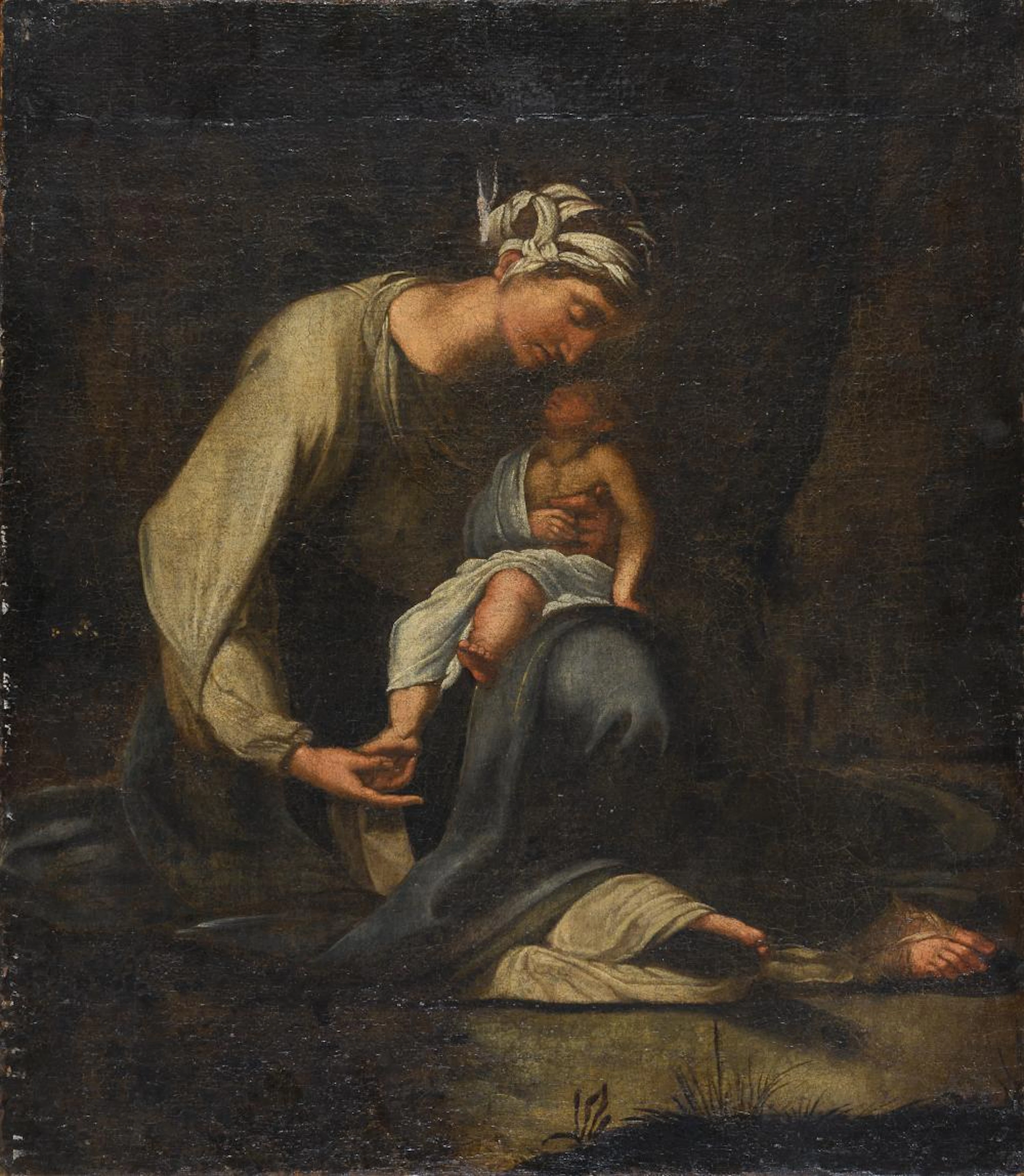 CENTRAL ITALIAN OIL PAINTING 17TH CENTURY