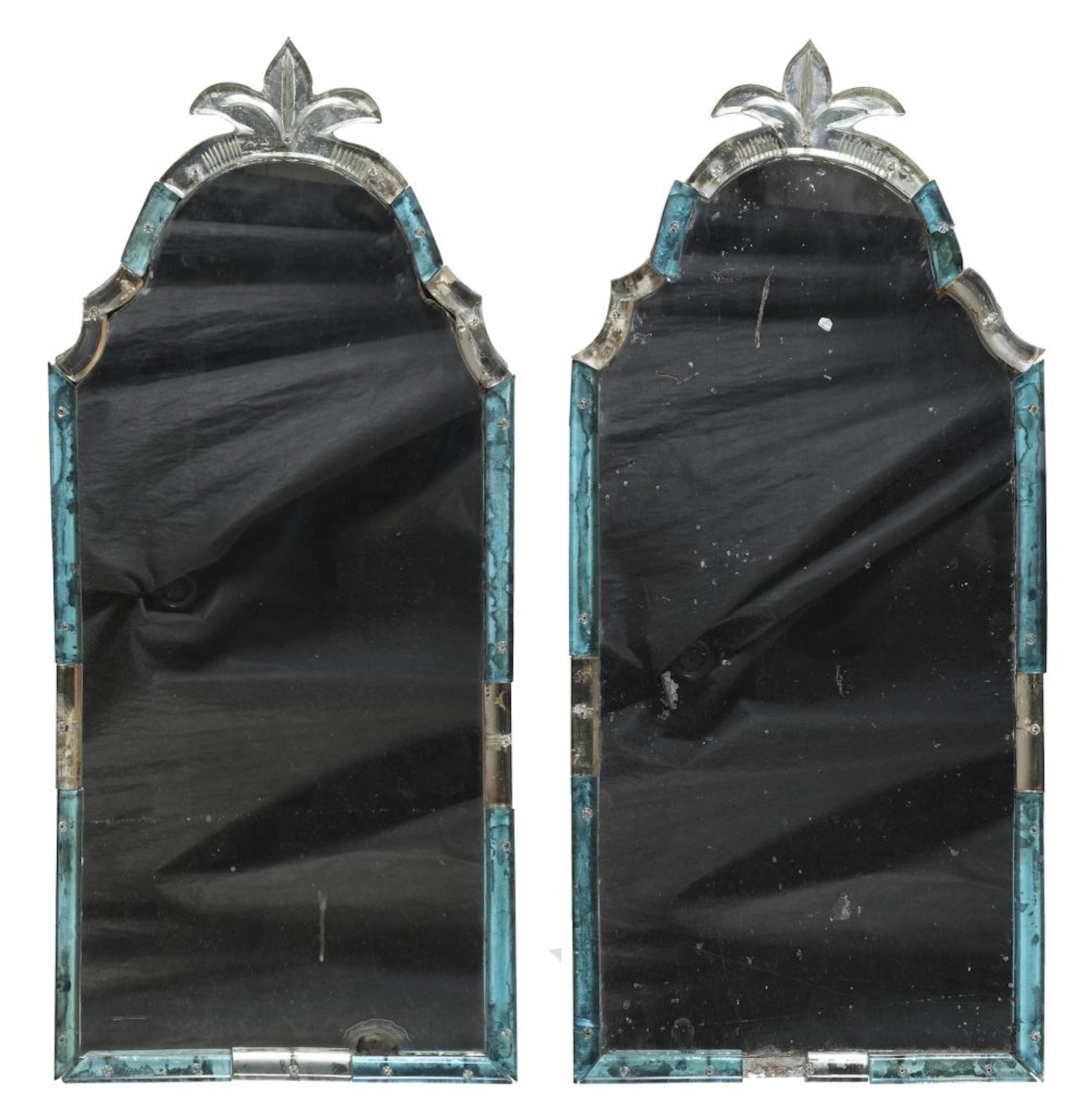 PAIR OF MIRRORS MURANO 1950s