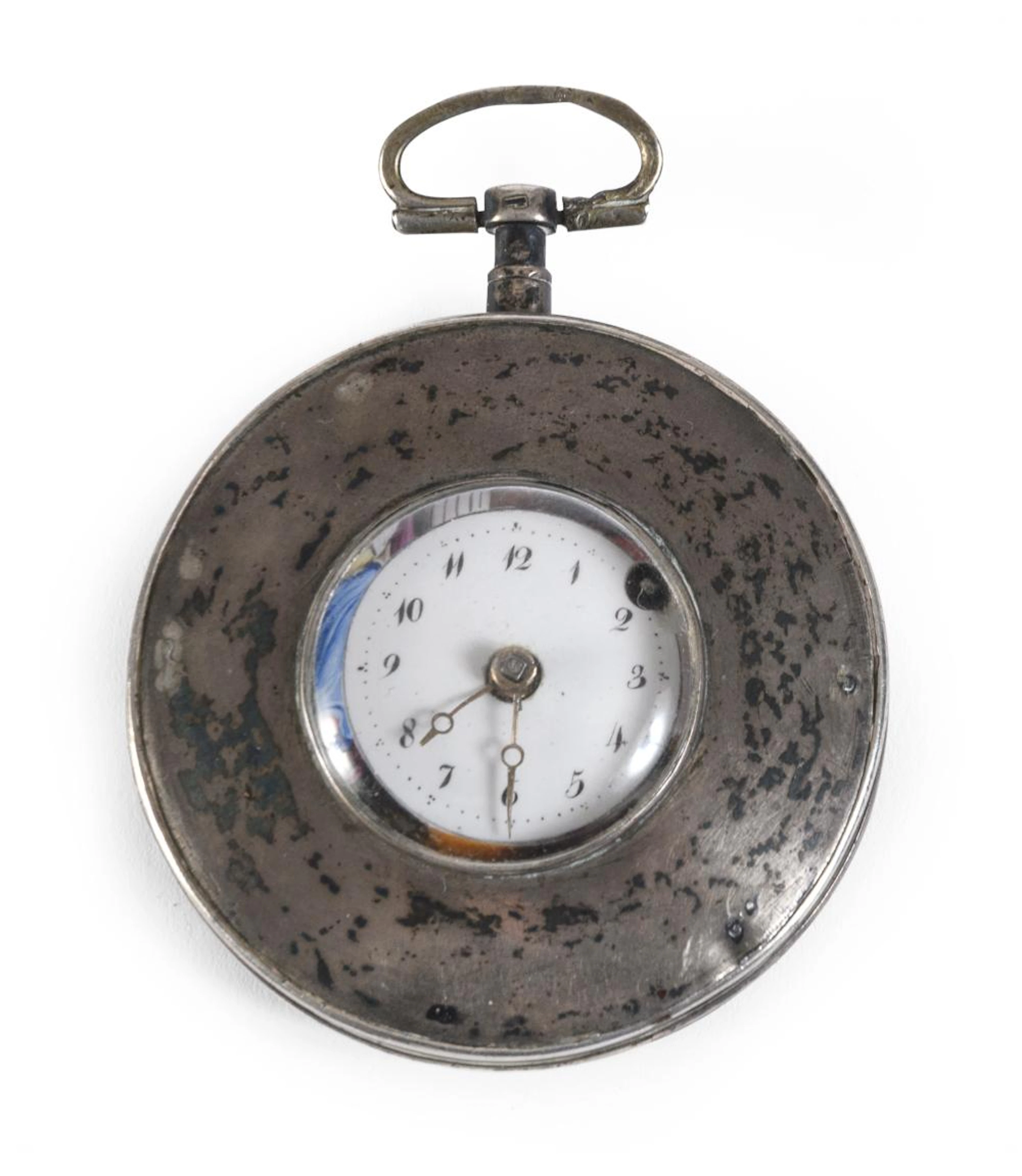 SILVER POCKET WATCH, CHARLES GIRARDIER LAINÈ