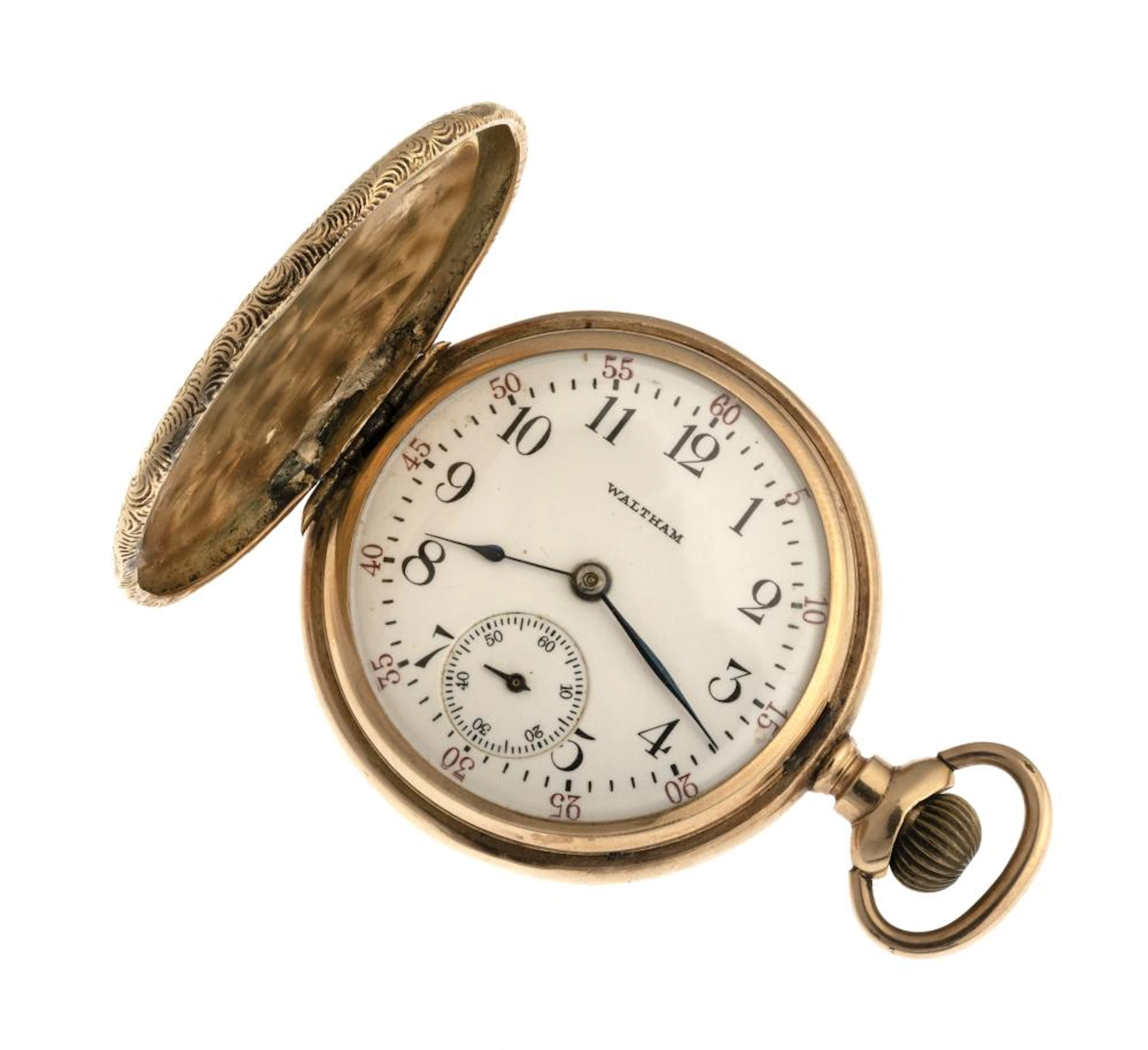 GOLD WALTMAN POCKET WATCH