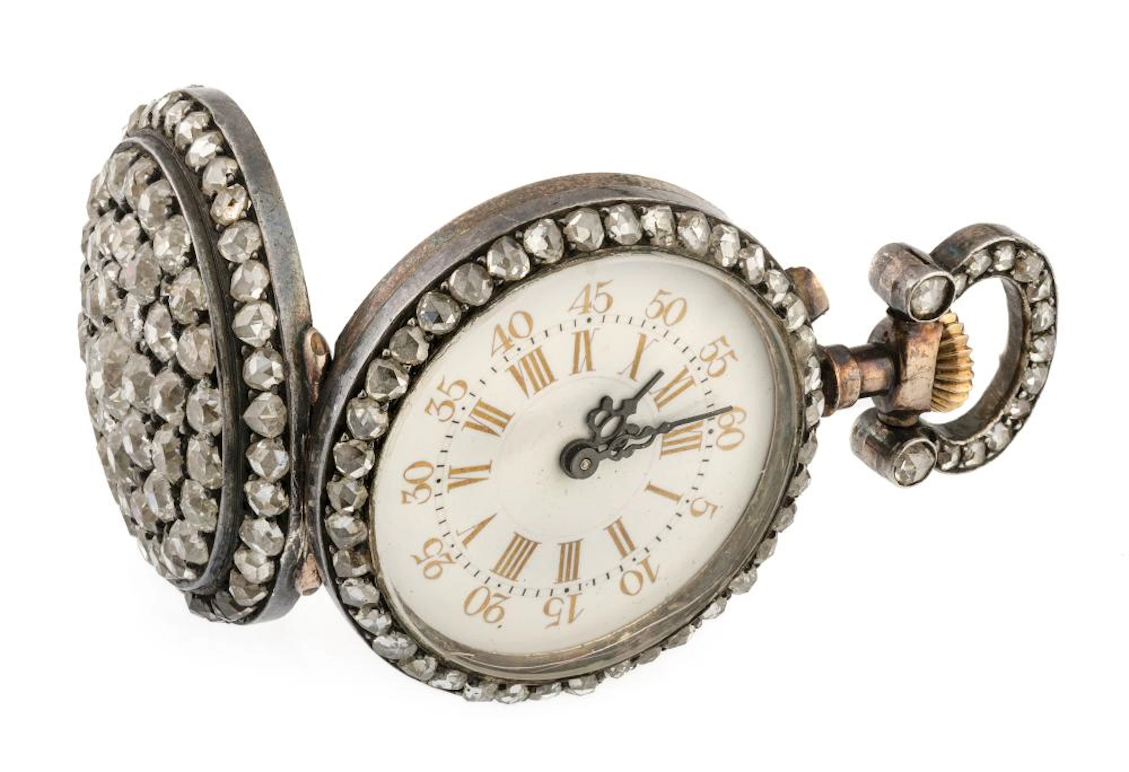 RARE POCKET WATCH, F. SAMPER PARIS 19TH CENTURY