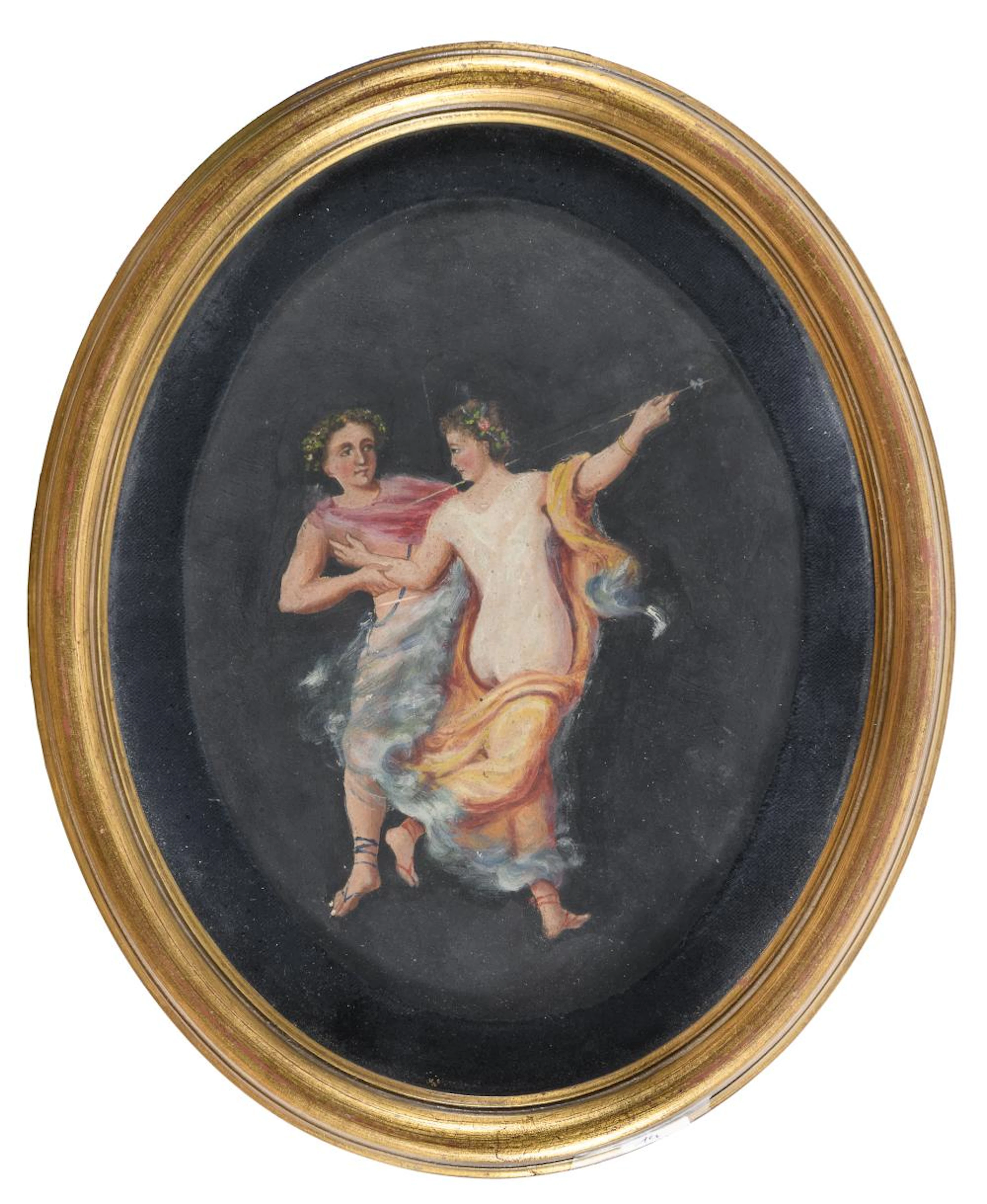PAIR OF ACADEMIC OIL PAINTINGS, EARLY 20TH CENTURY