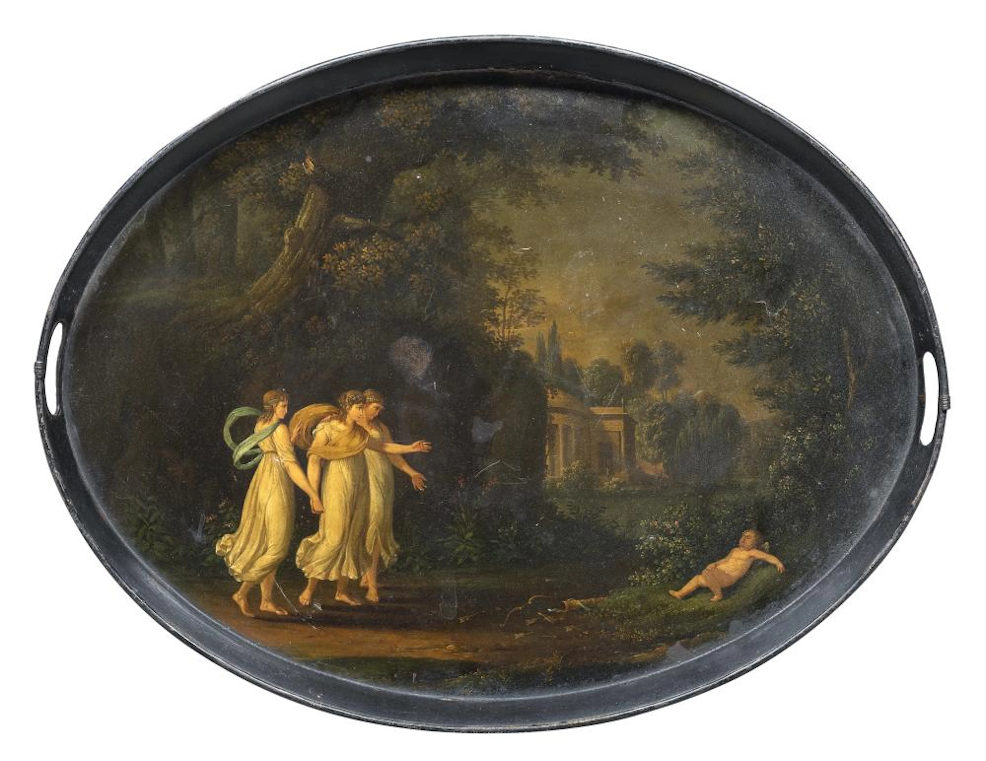 EOCLASSIC OIL PAINTING, EARLY 19TH CENTURY