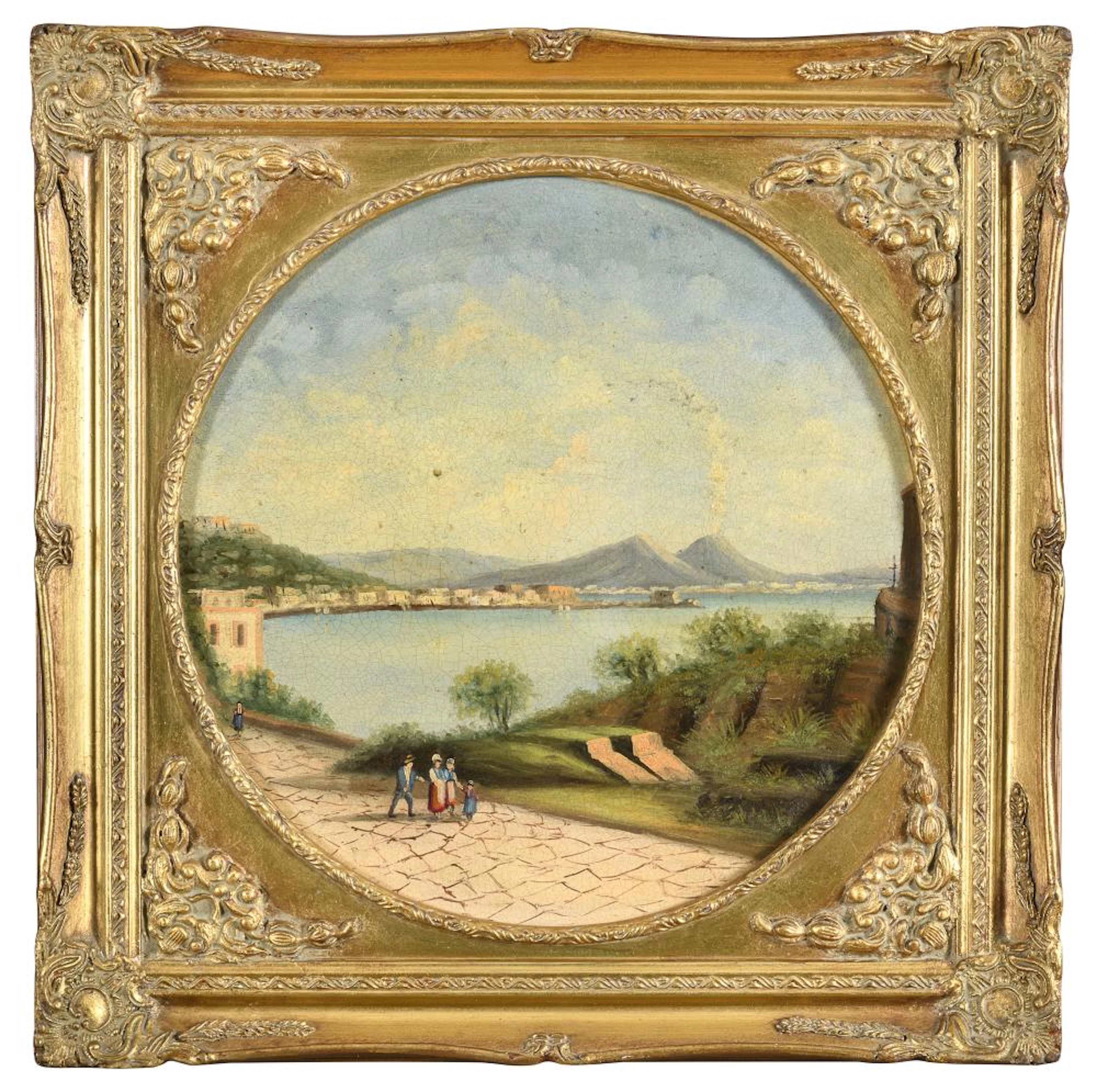 PAIR OF ITALIAN OIL PAINTINGS, 20TH CENTURY