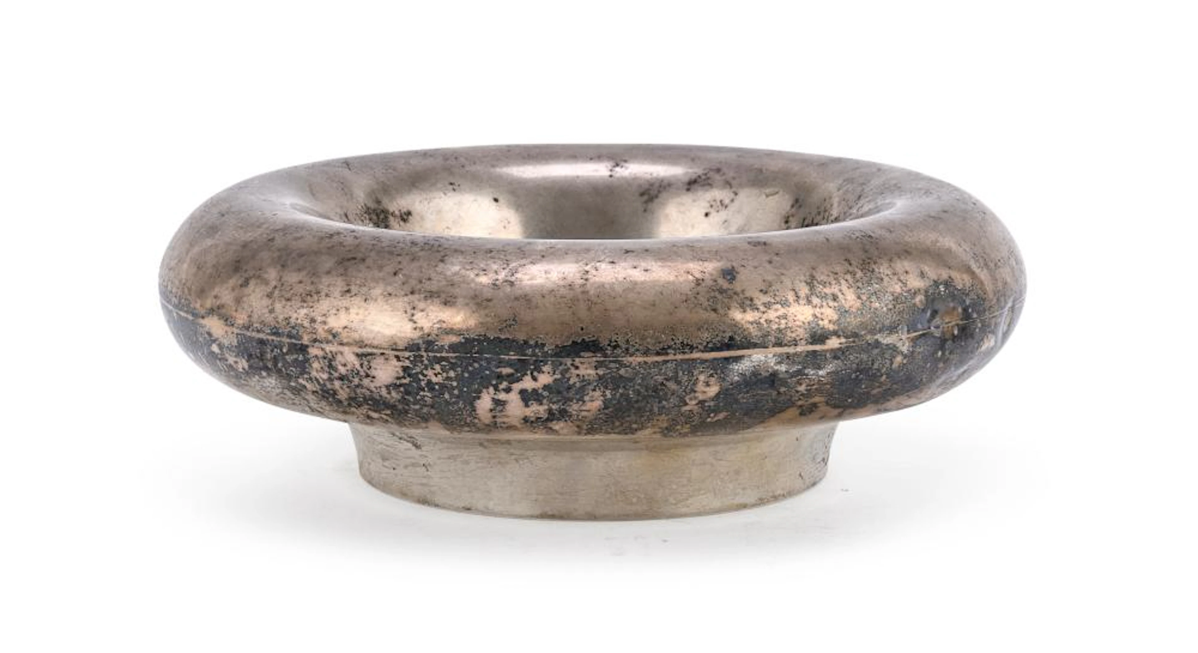SILVER ASHTRAY, KINGDOM OF ITALY EARLY 20TH CENTURY