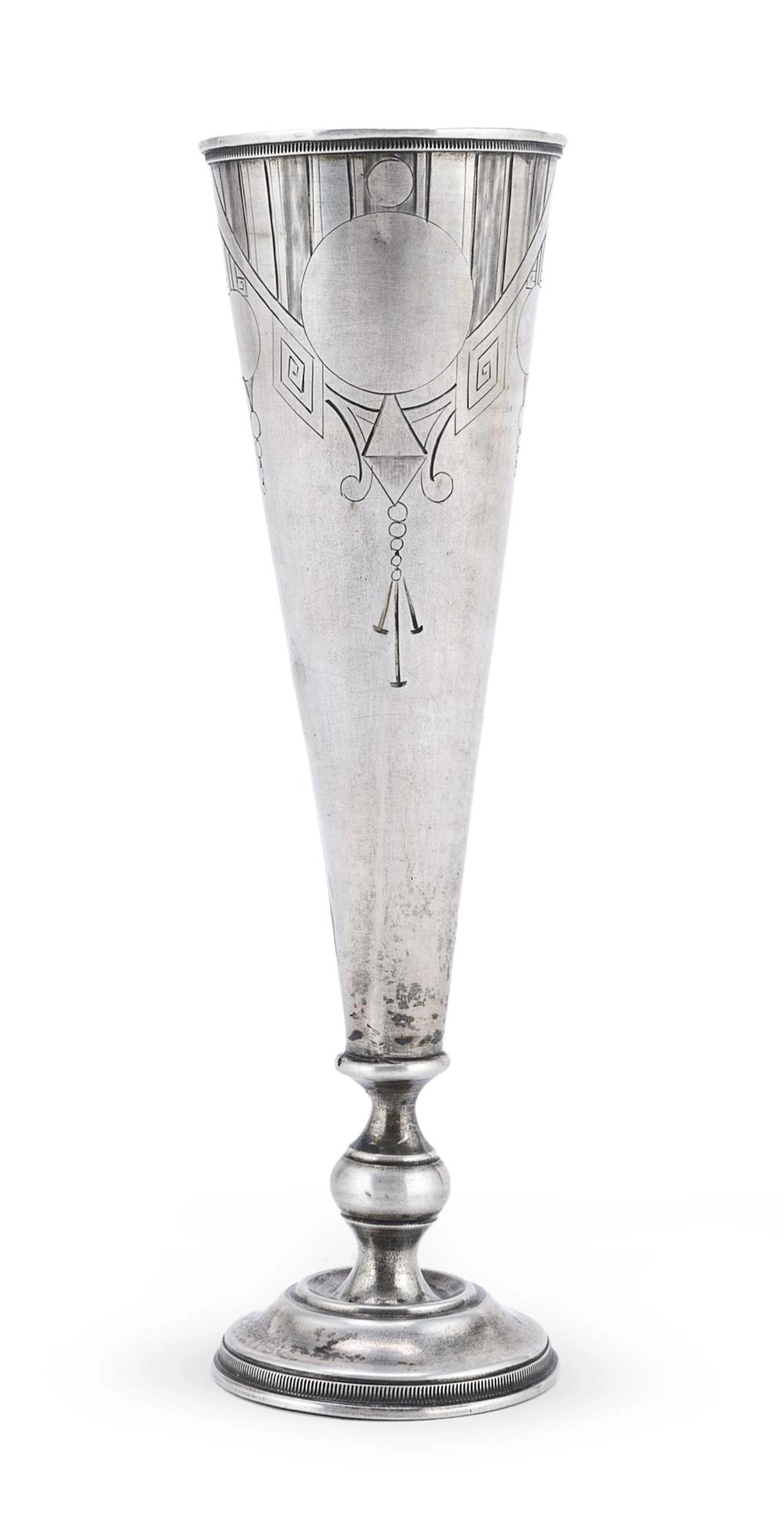 SMALL SILVER GOBLET, RUSSIA LATE 19TH CENTURY