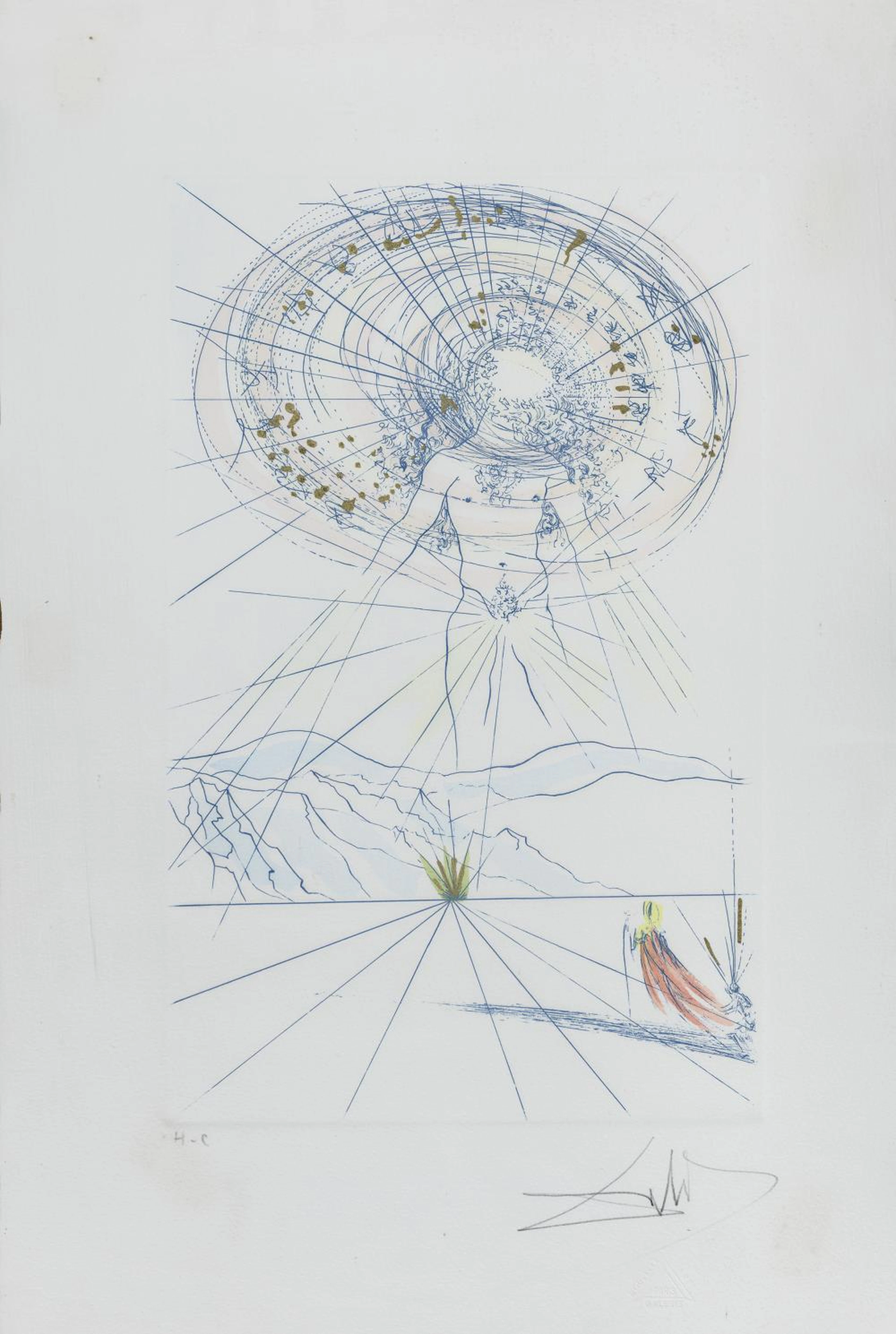 ETCHING BY SALVADOR DALÍ 1971