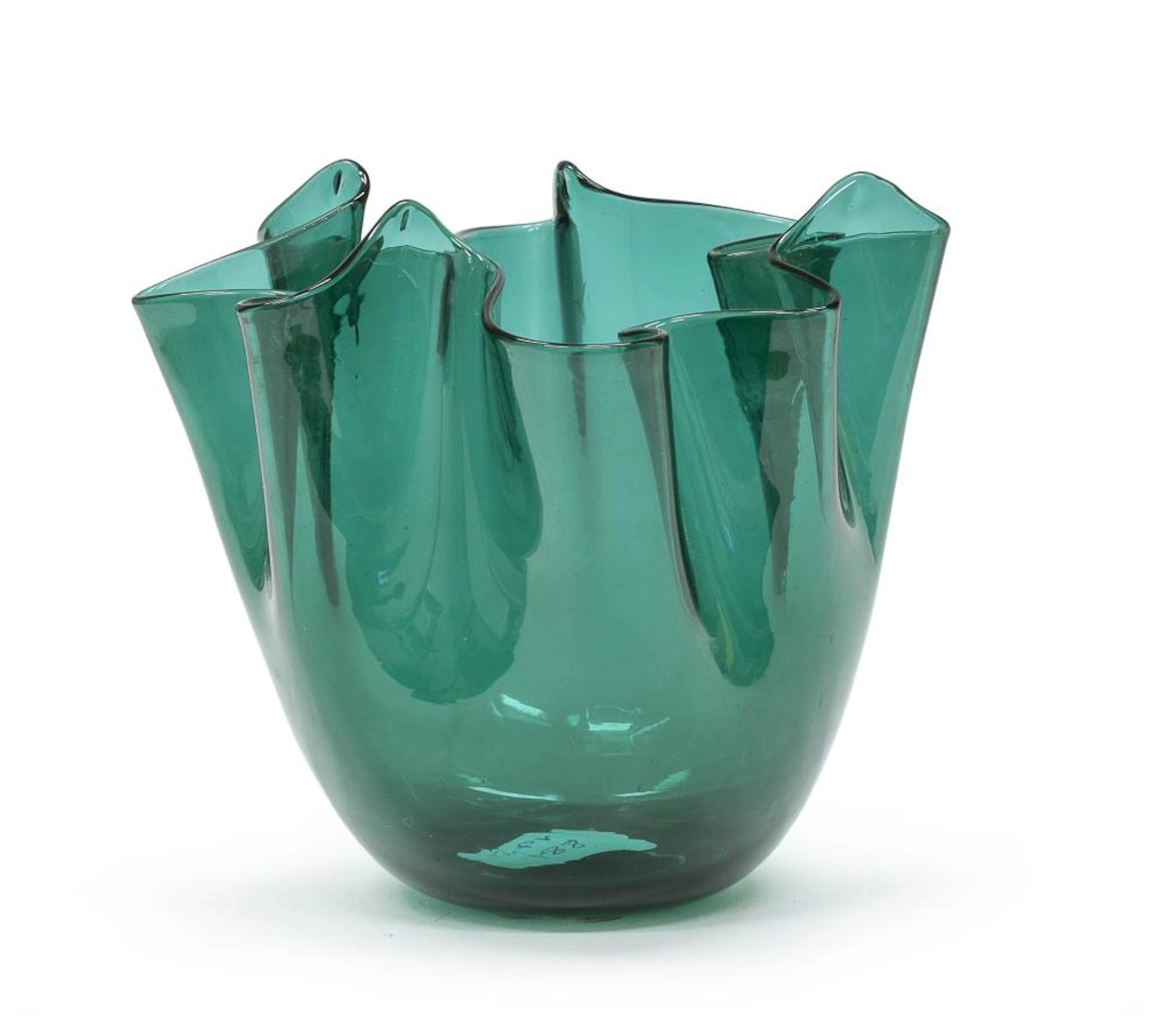 GLASS VASE, DESIGN FULVIO BIANCONI VENINI MURANO