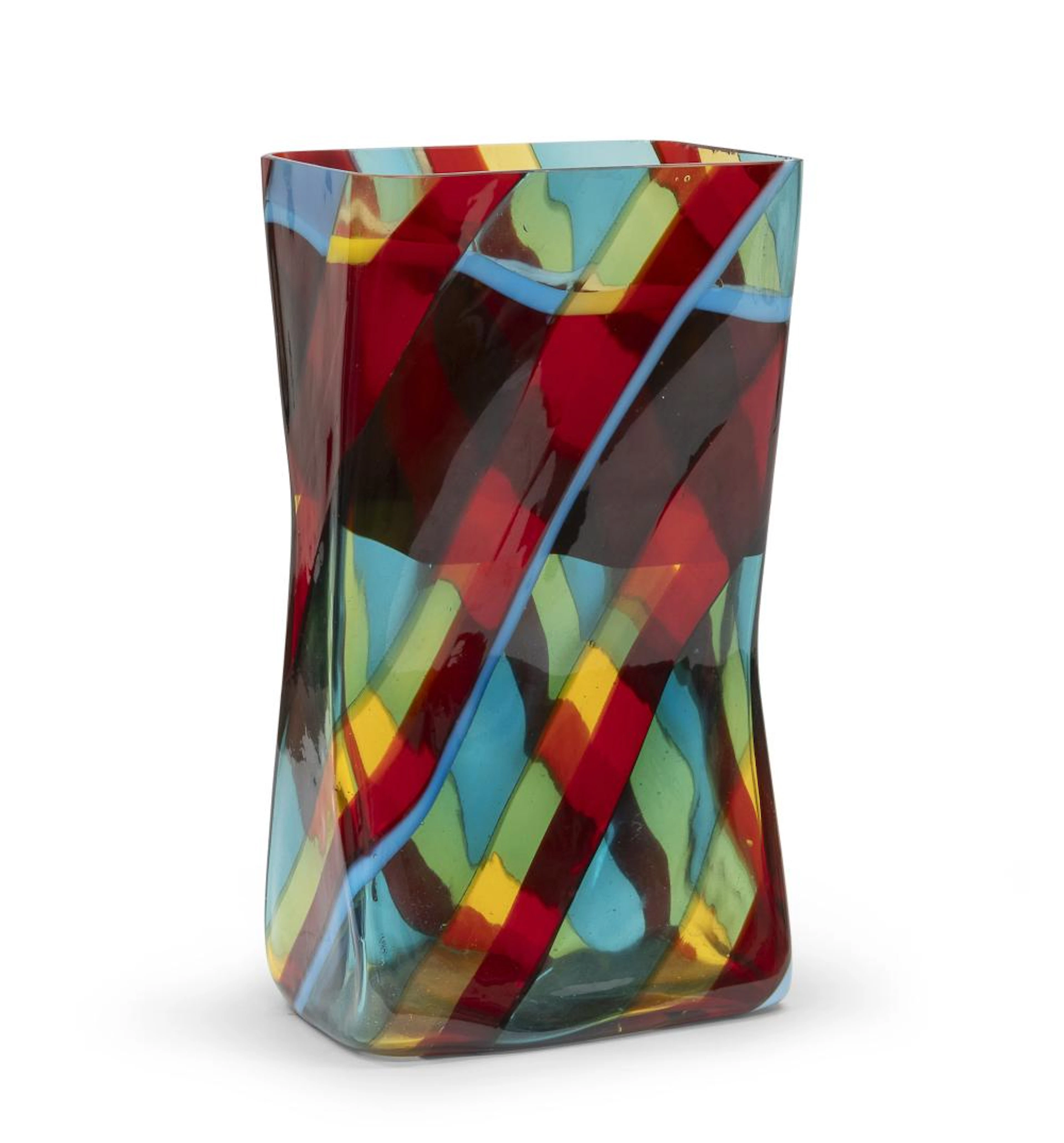 SCOTTISH GLASS VASE, MURANO MANUFACTURE