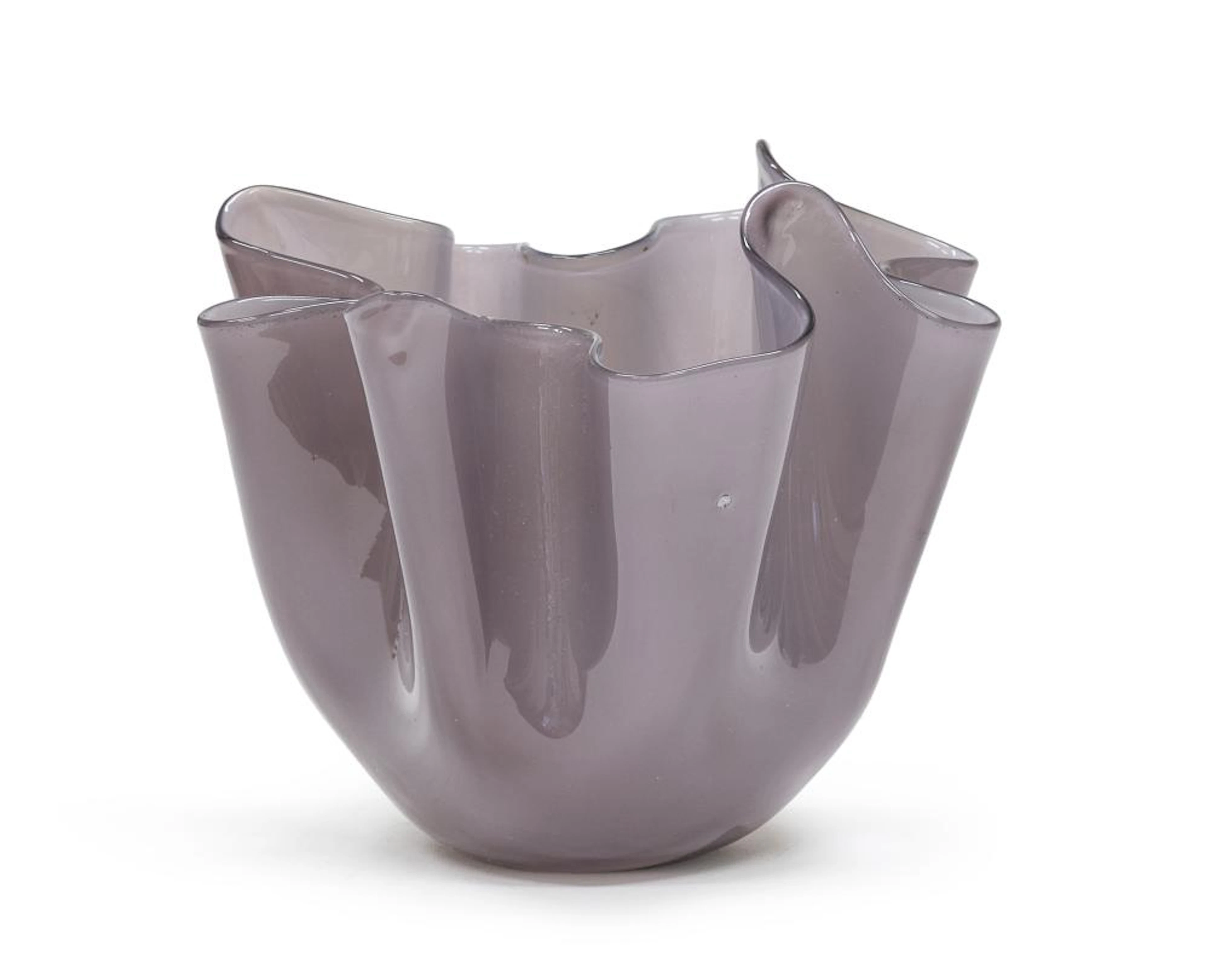 GLASS VASE, DESIGN FULVIO BIANCONI VENINI MURANO