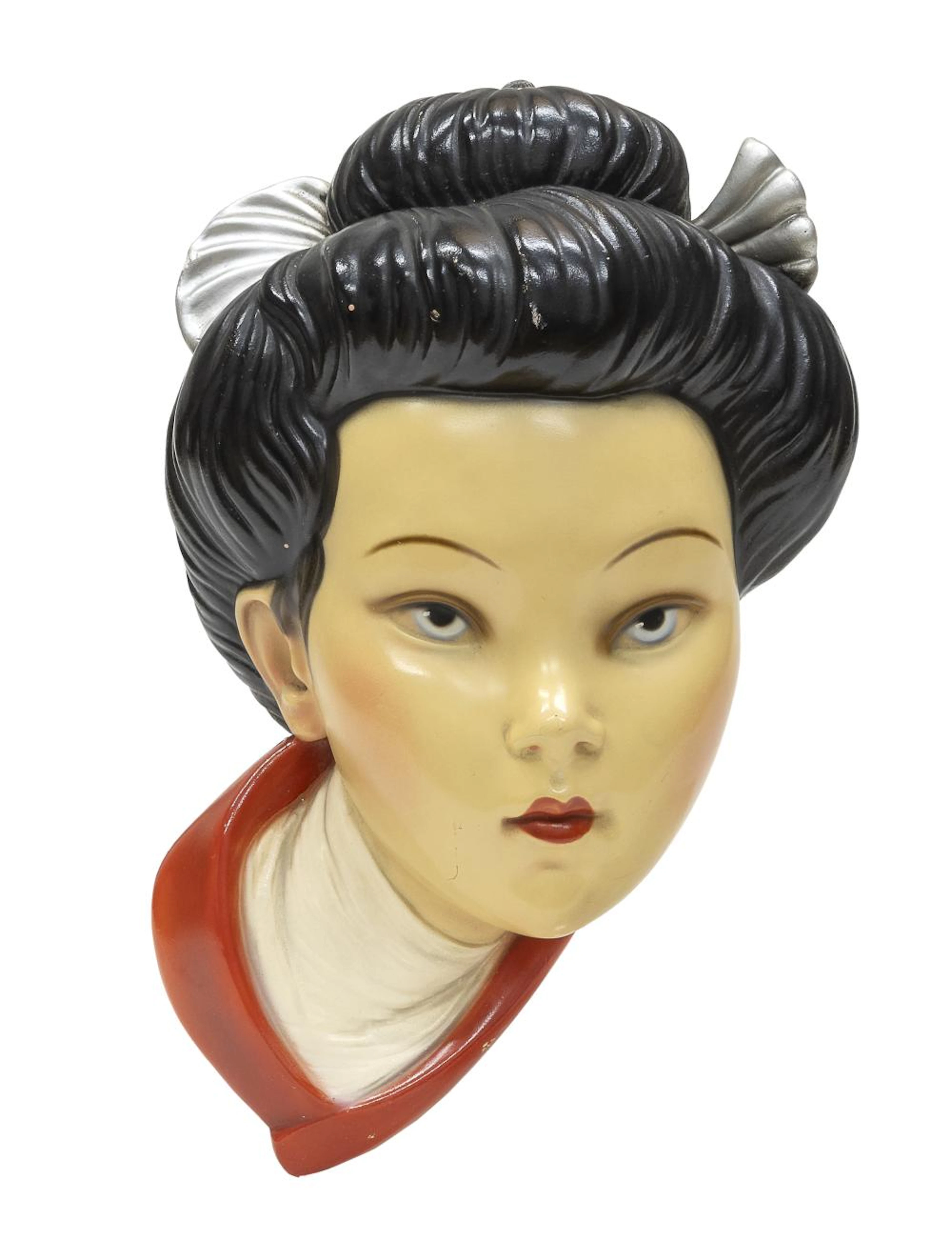PLASTER SCULPTURE OF A JAPANESE WOMAN, 20TH CENTURY