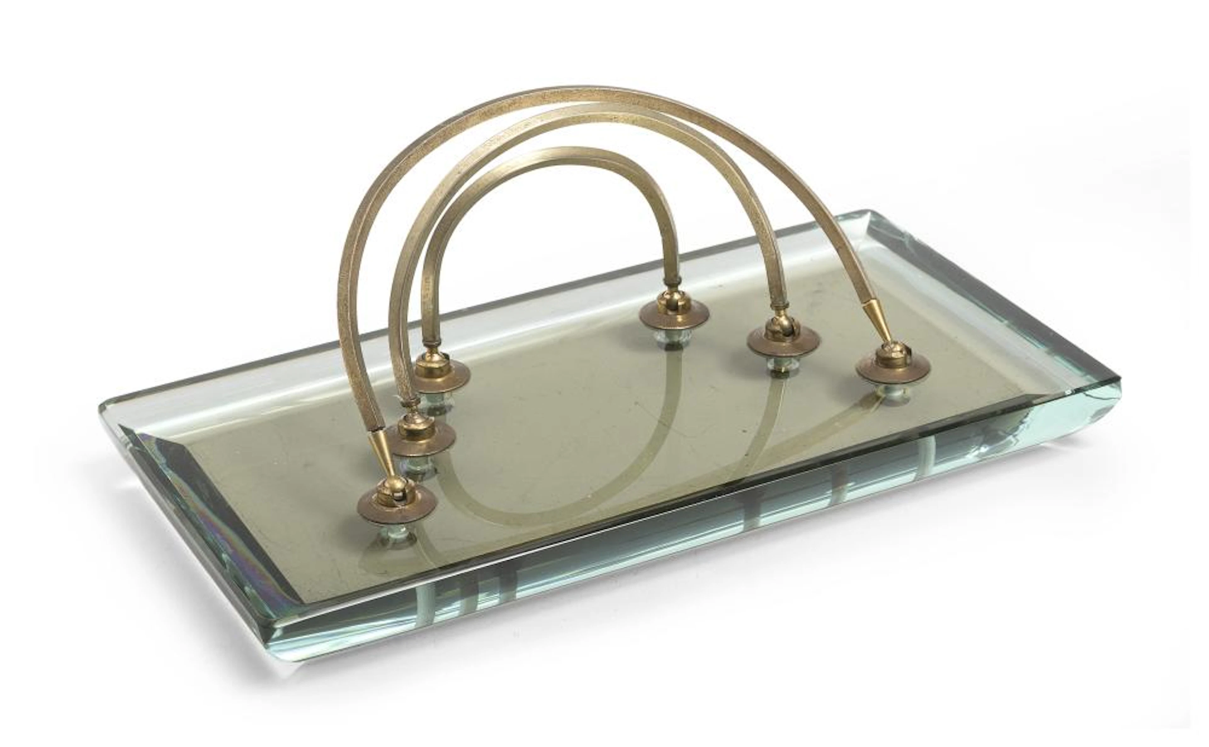 GLASS LETTER STAND, FONTANA ARTE 1950s