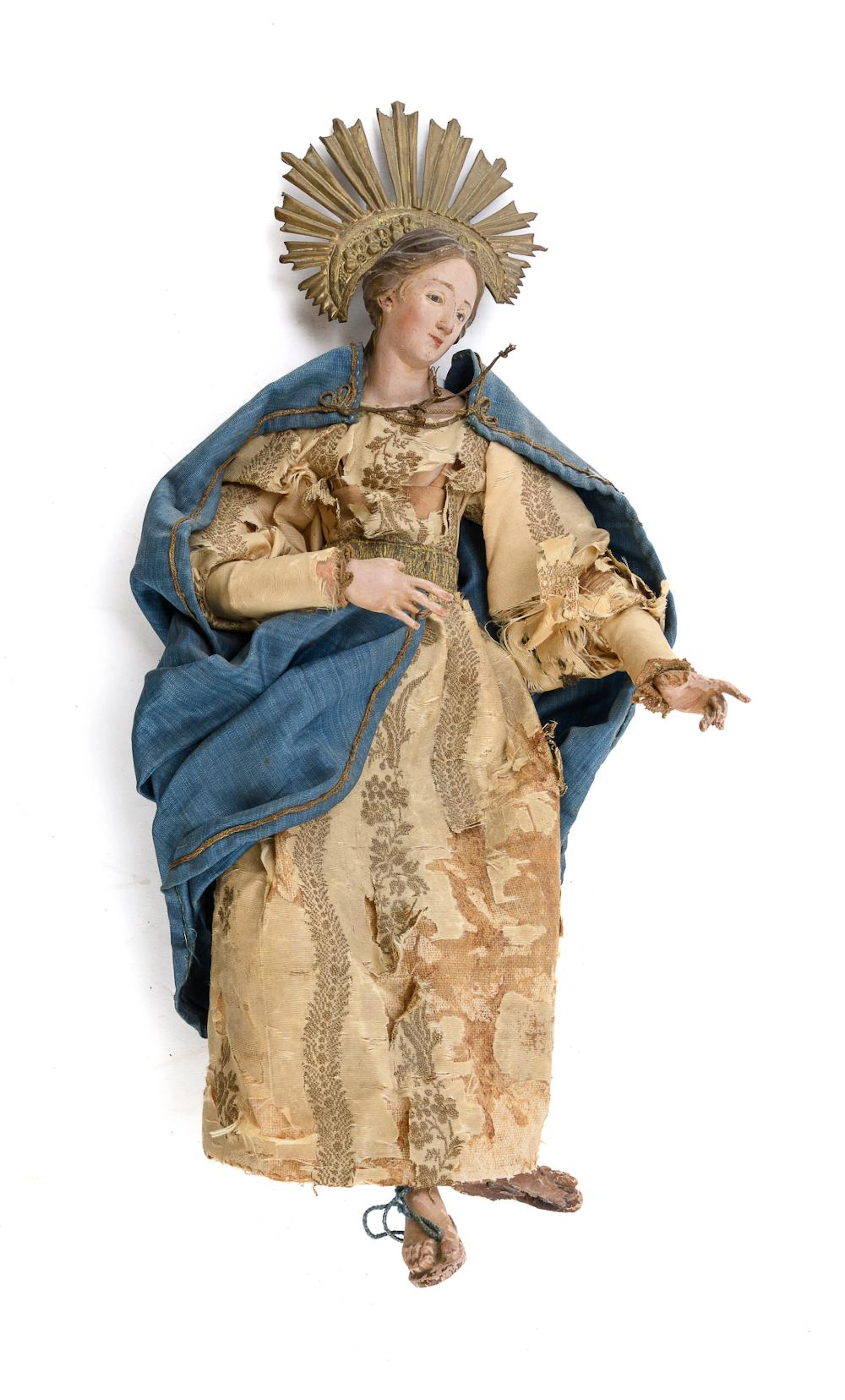 ATIVITY FIGURE OF THE VIRGIN, NAPLES 19TH CENTURY