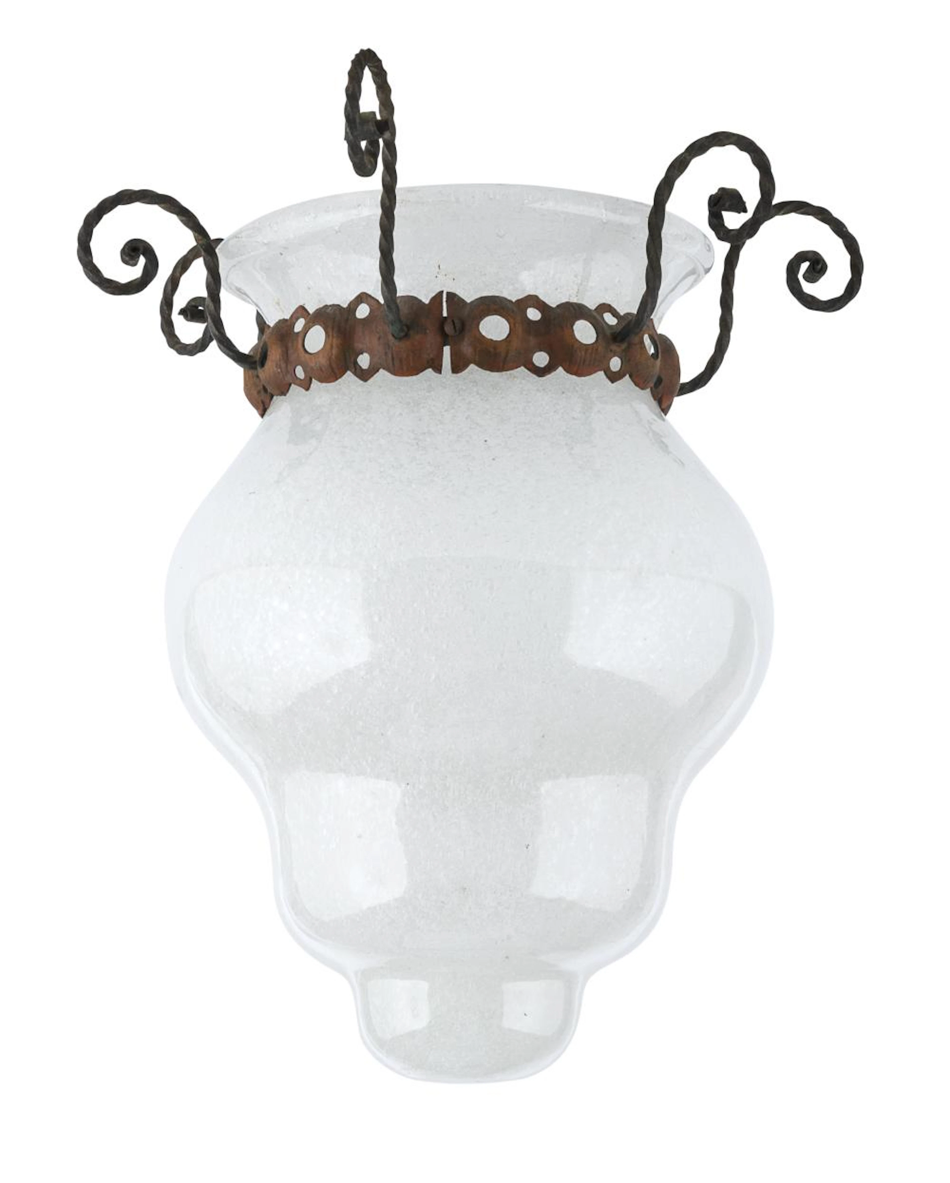OPALINE GLASS LAMP, MURANO