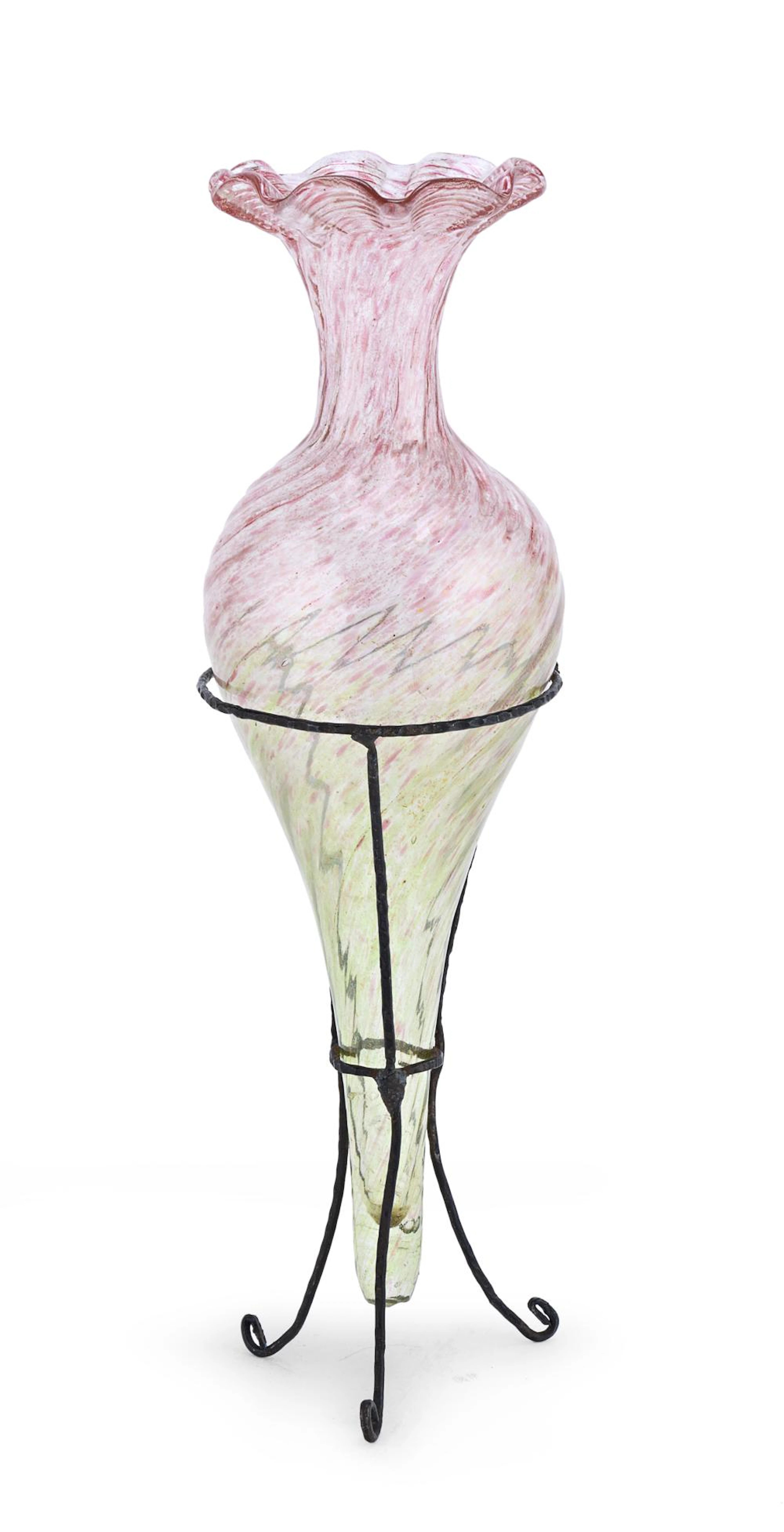 GLASS AMPOULE, PROBABLY SALVIATI, MURANO 1900 ca.