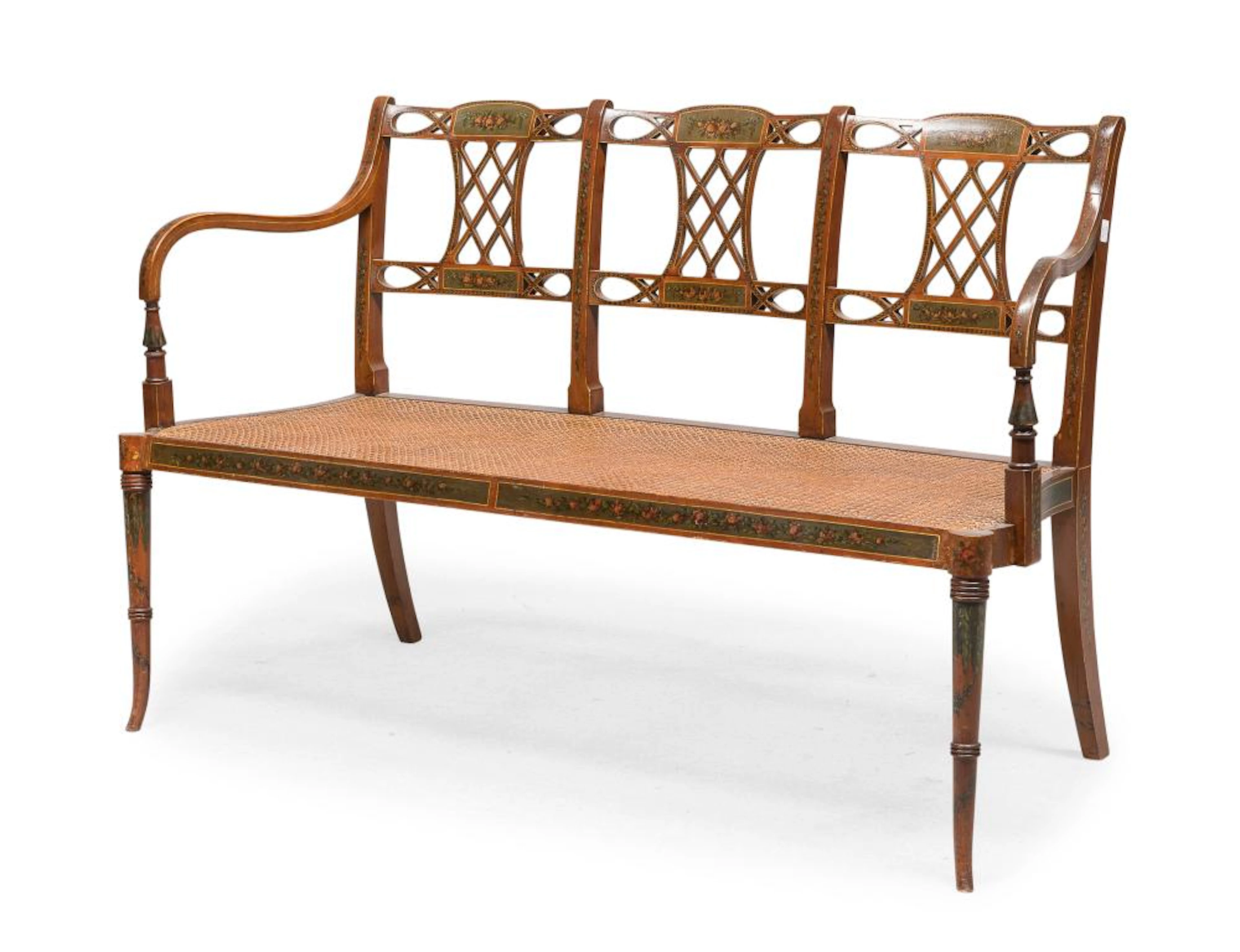 MAHOGANY SHERATON SOFA