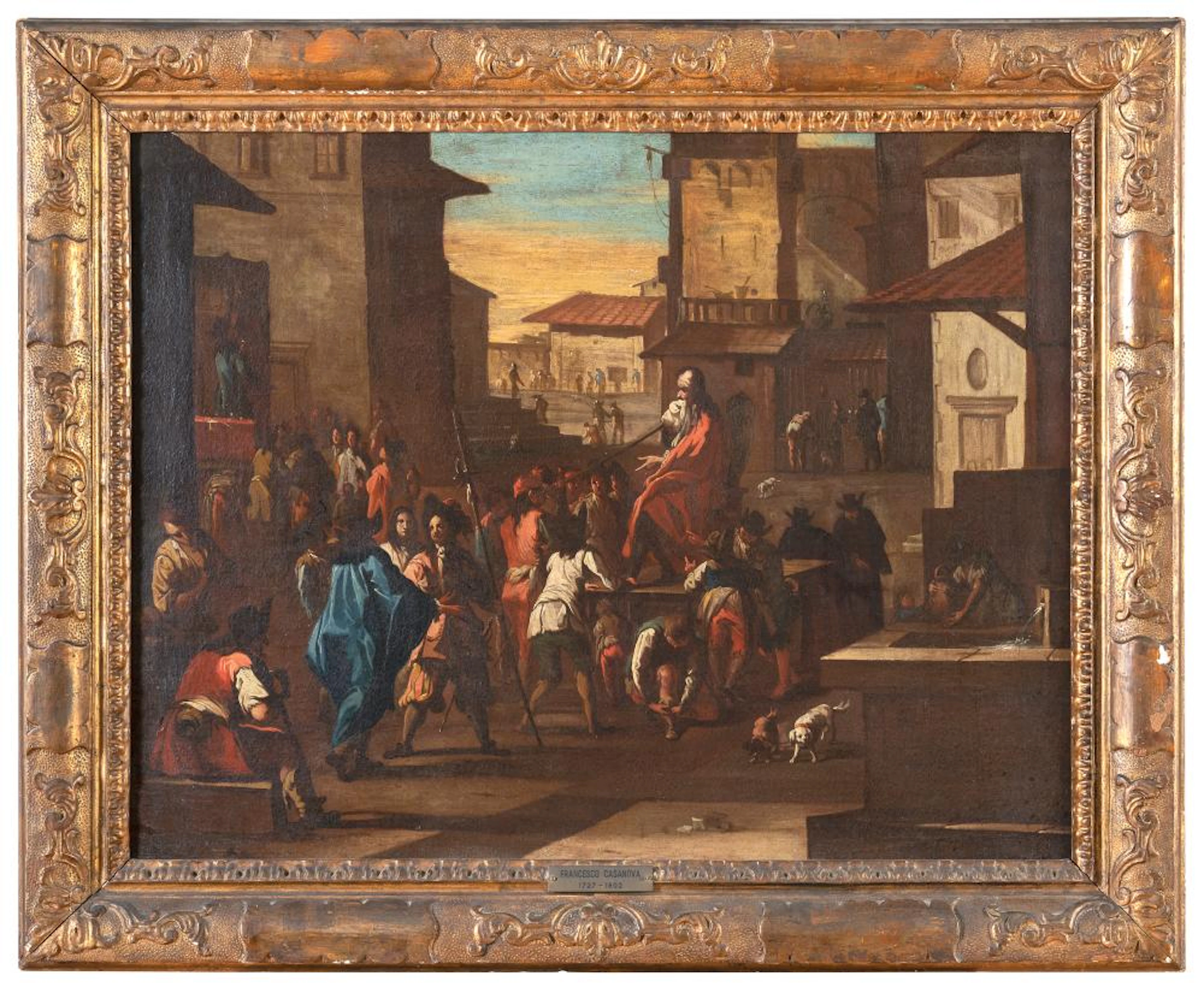 OIL PAINTING BY FRANCESCO CASANOVA (?)