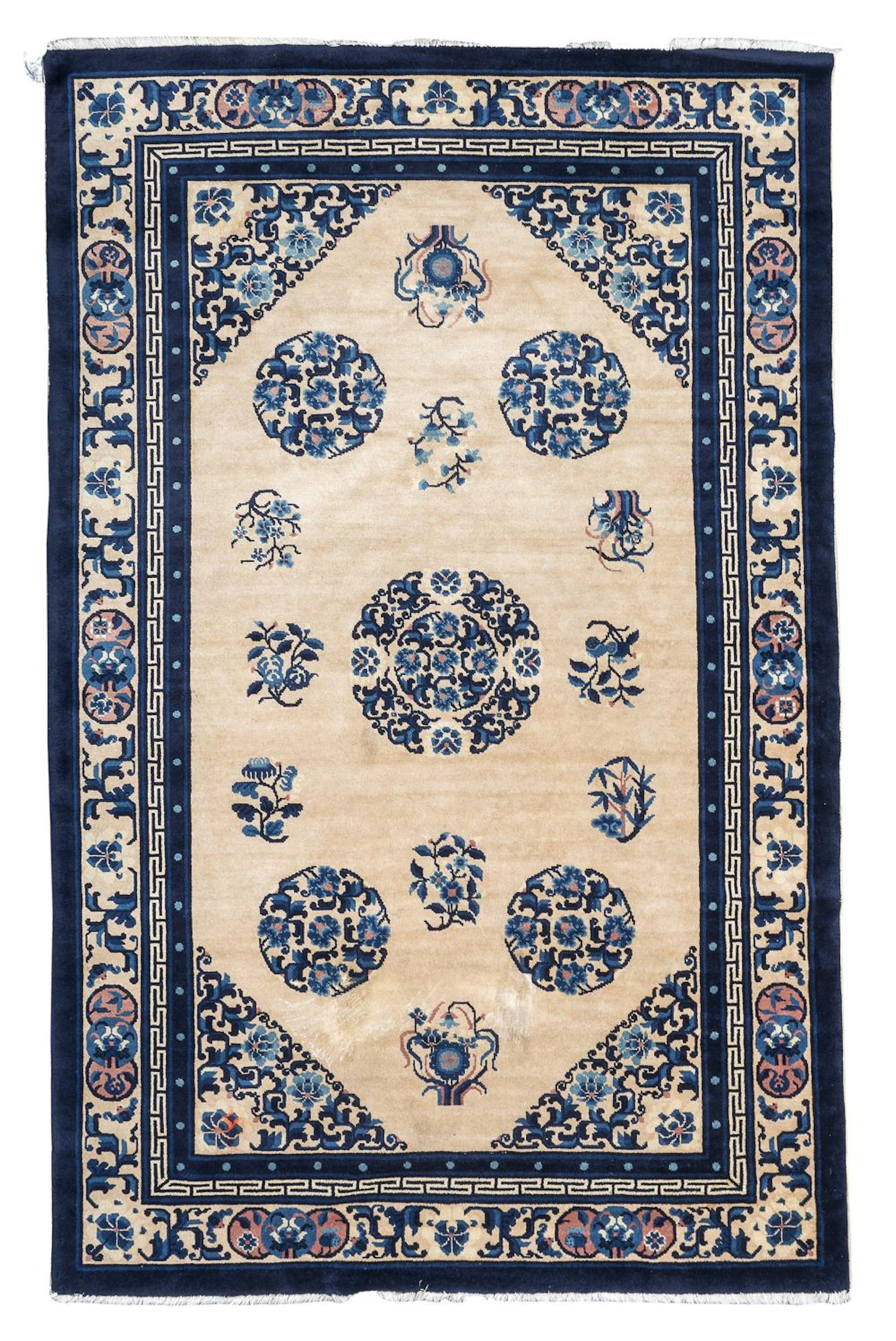 A CHINESE BEIJING CARPET, MID 20TH CENTURY.