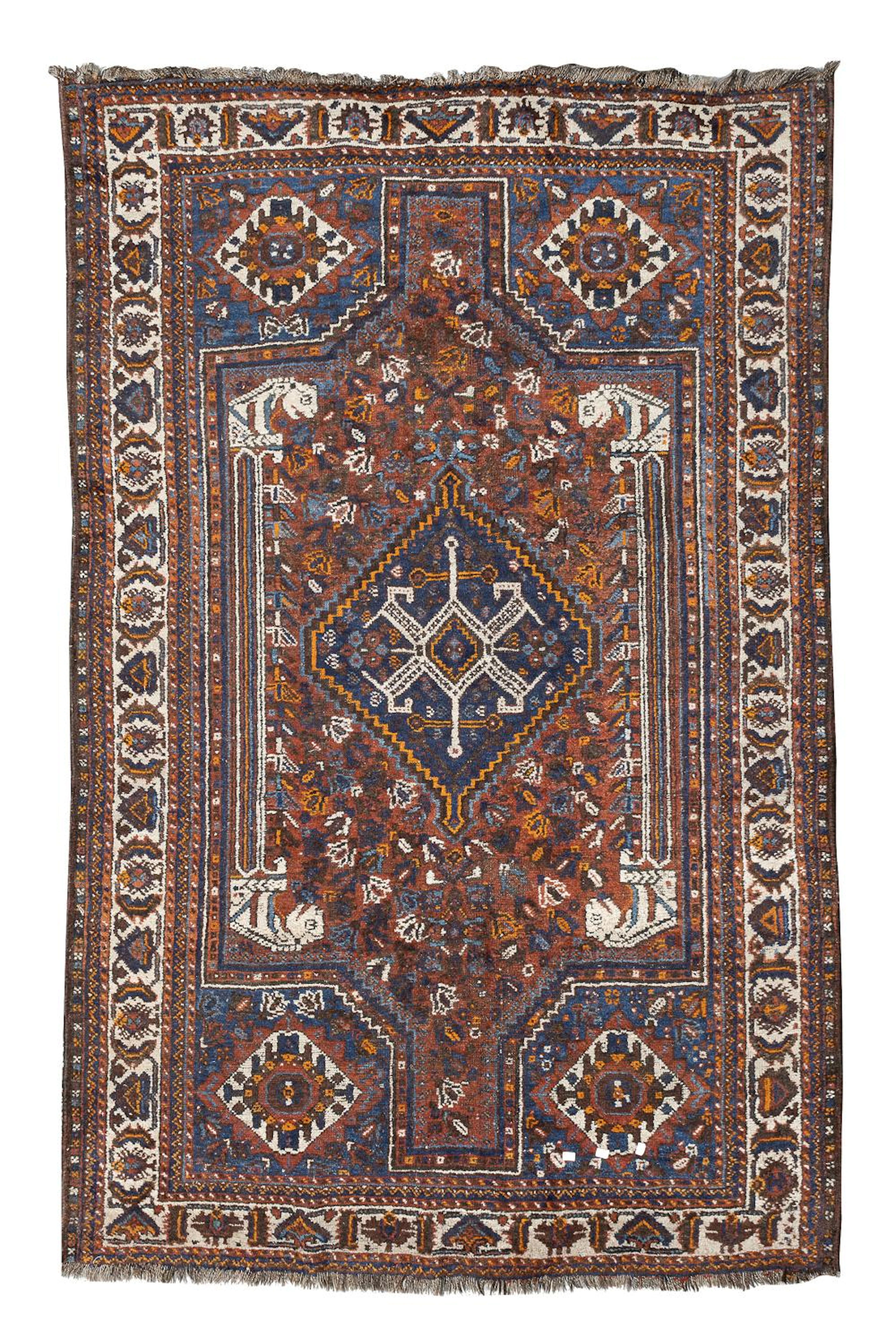 RARE SHIRAZ CARPET, EARLY 20TH CENTURY