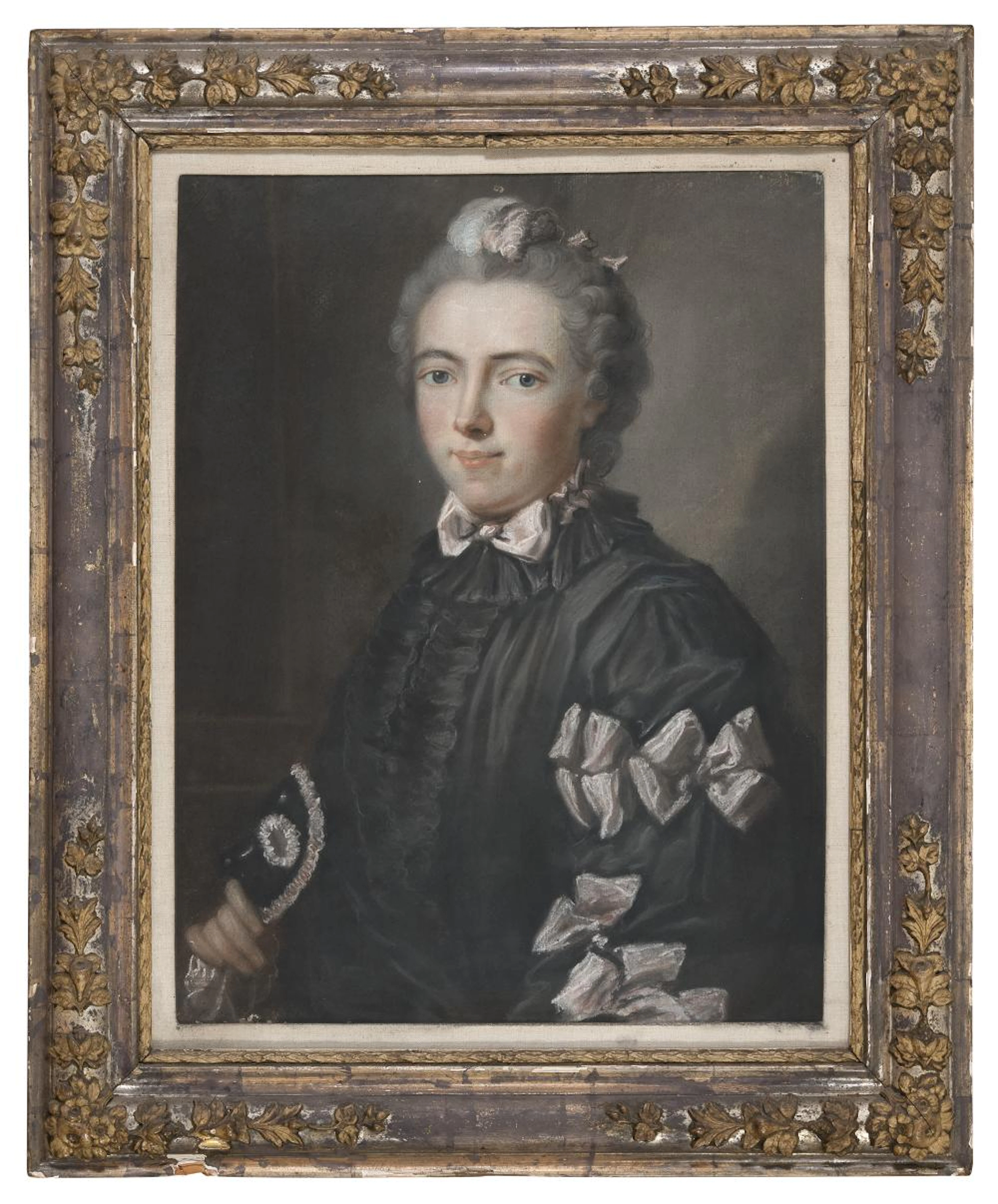 PASTEL DRAWING BY ROSALBA CARRIERA, follower of
