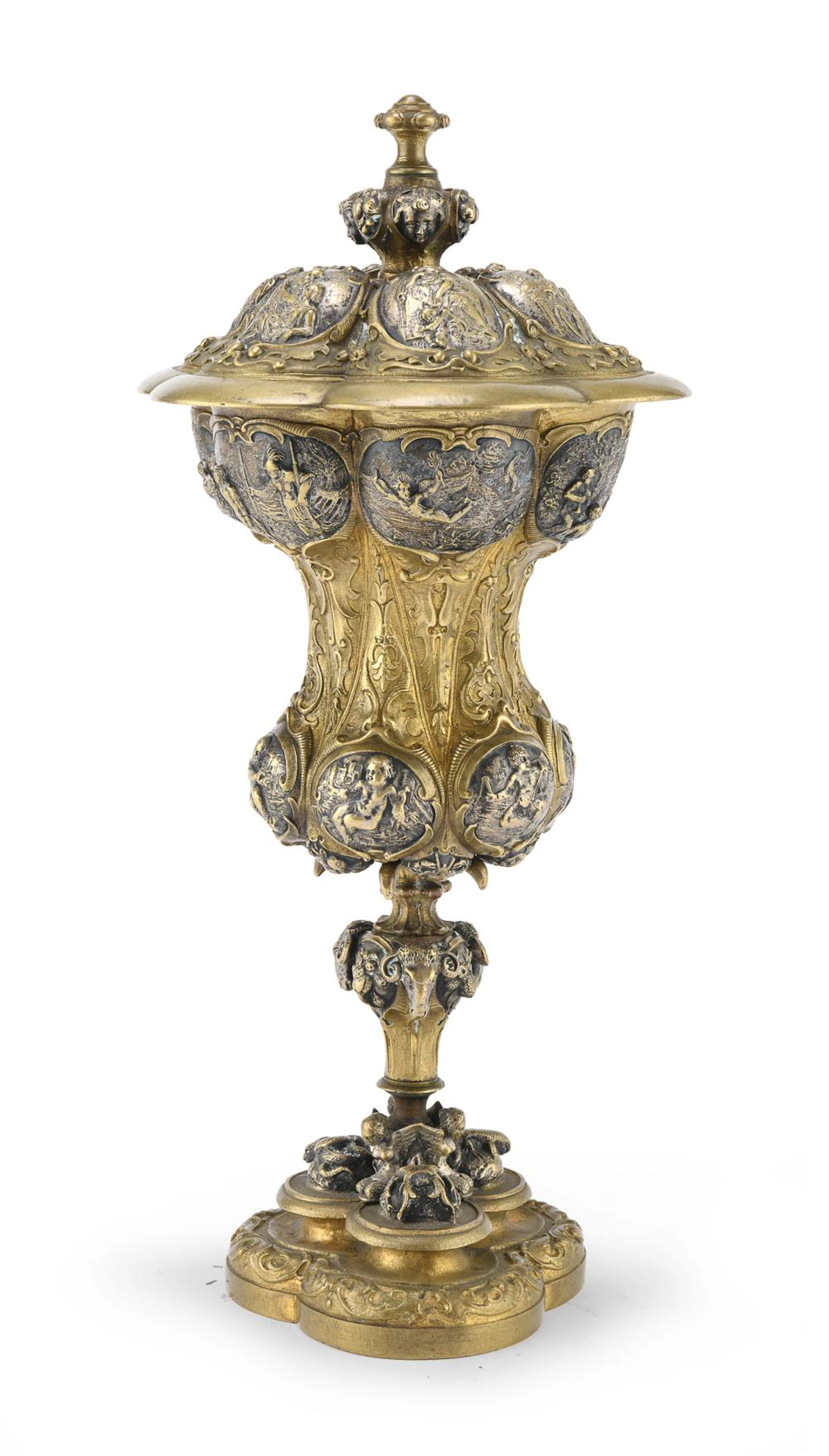 BRONZE PYX, PROBABLY FRANCE 17TH CENTURY