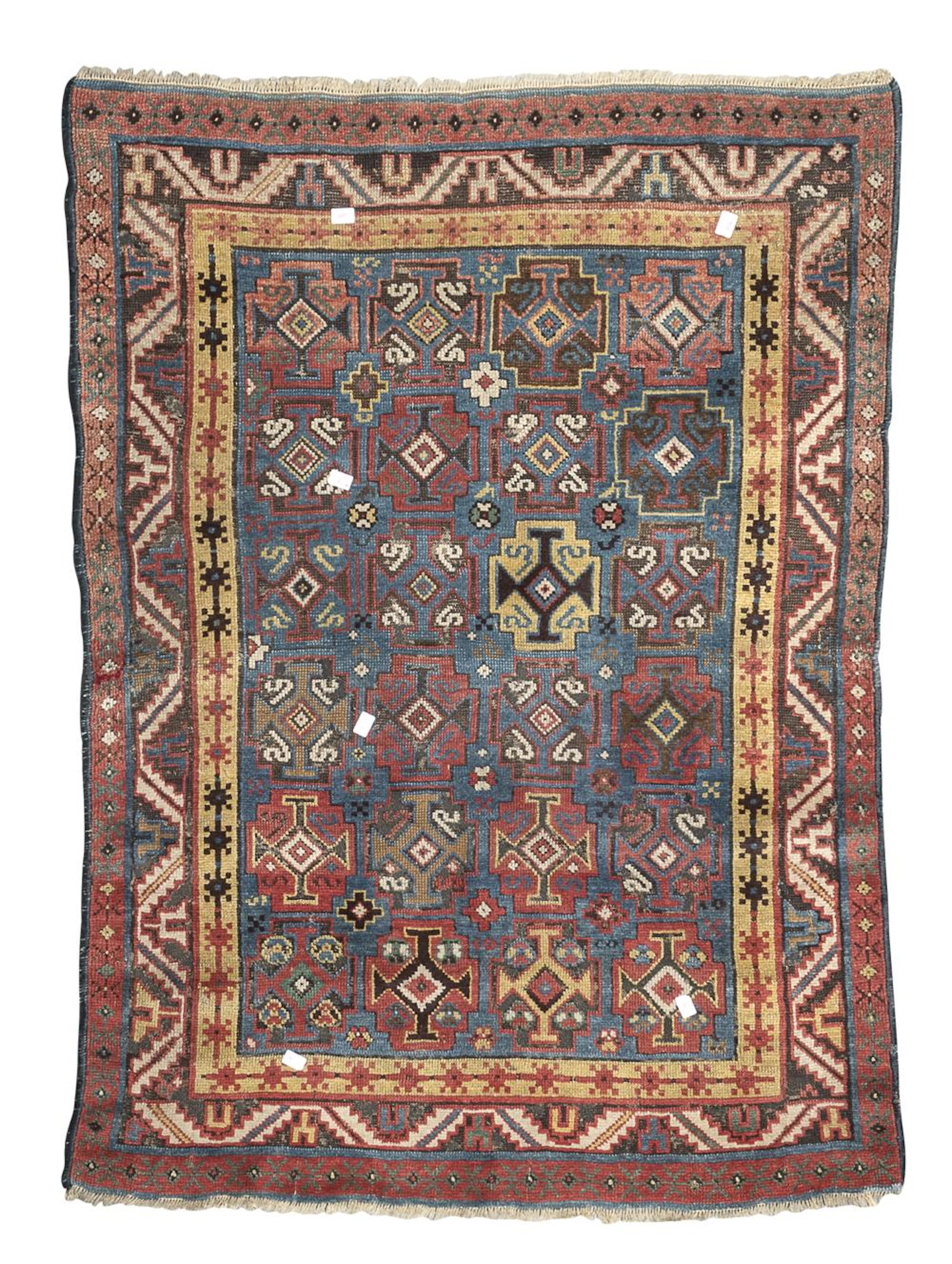 CAUCASIAN KUBA RUG, 19TH CENTURY
