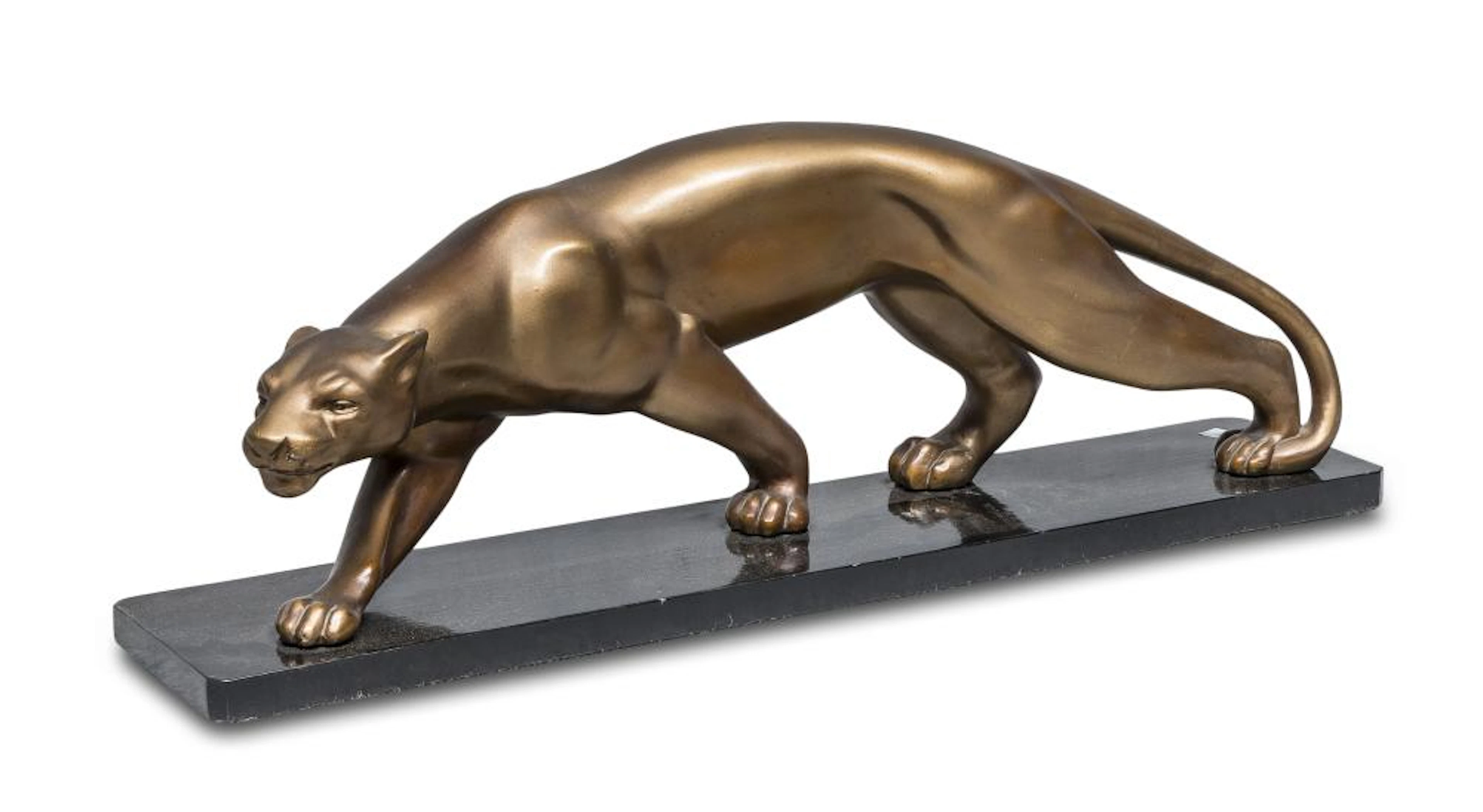 PANTHER SCULPTURE 20TH CENTURY