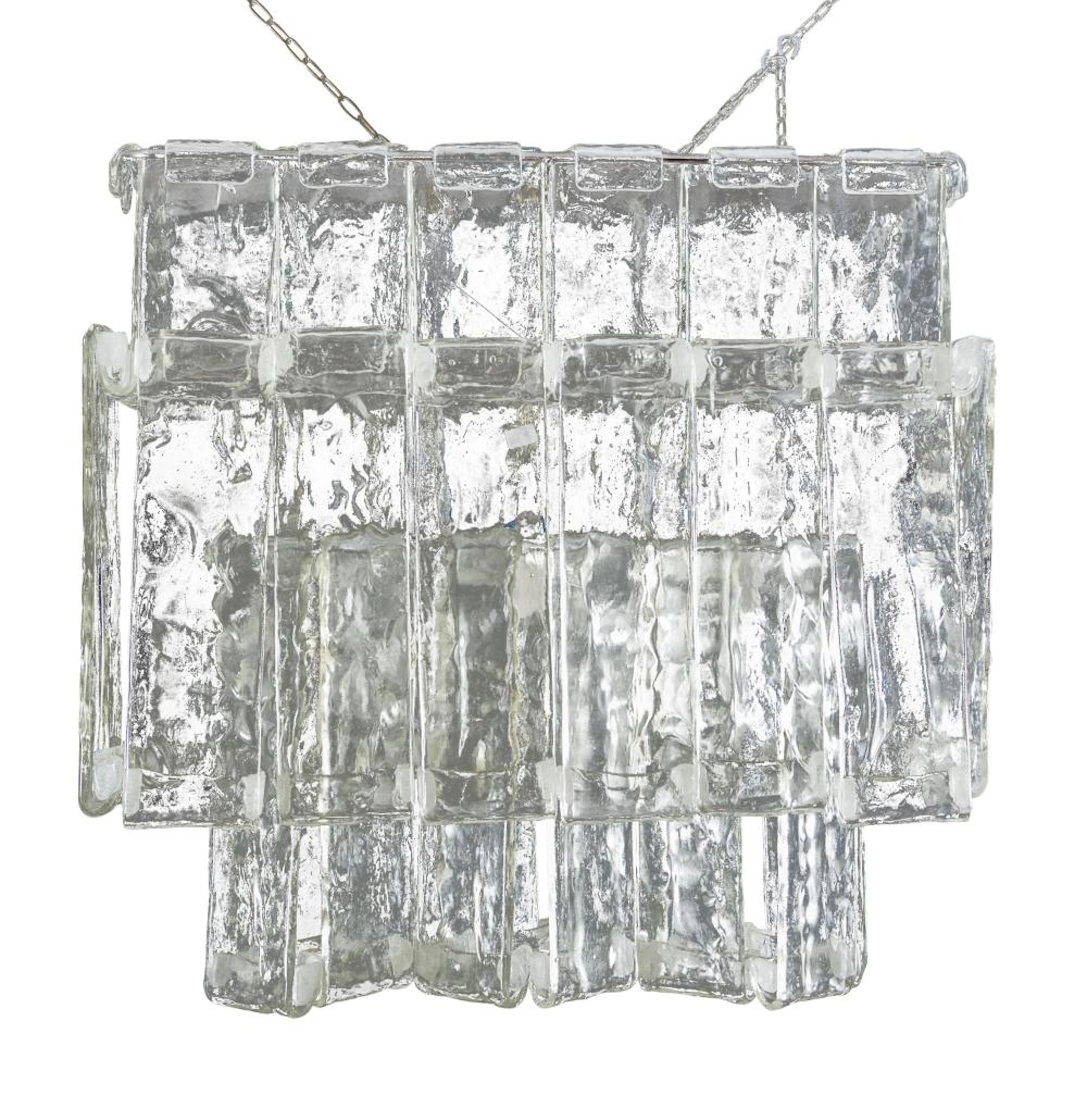 CHANDELIER OF AURELIANO TOSO MURANO 1970s