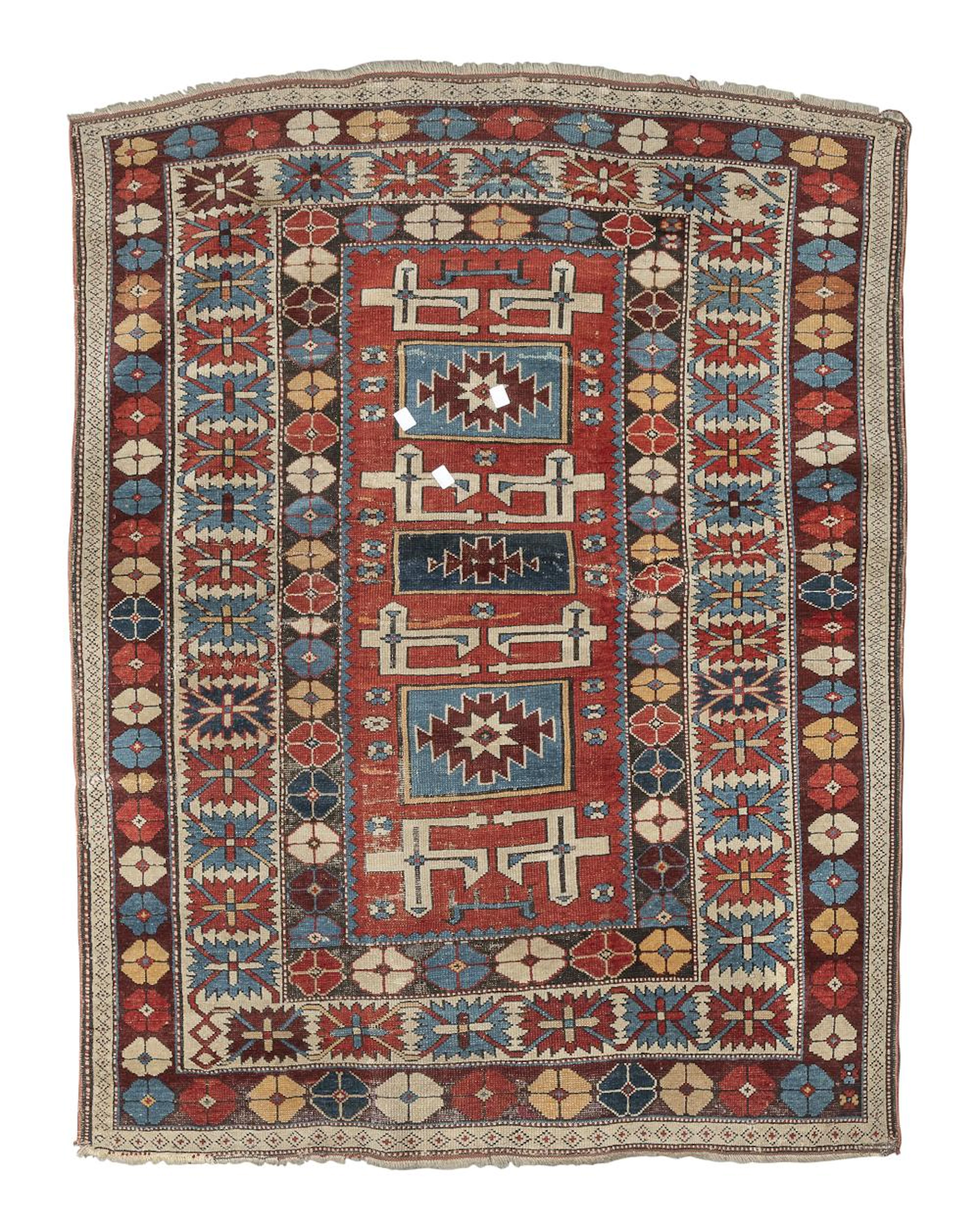 SMALL CAUCASIAN PEREPEDIL CARPET, END OF 19TH CENTURY