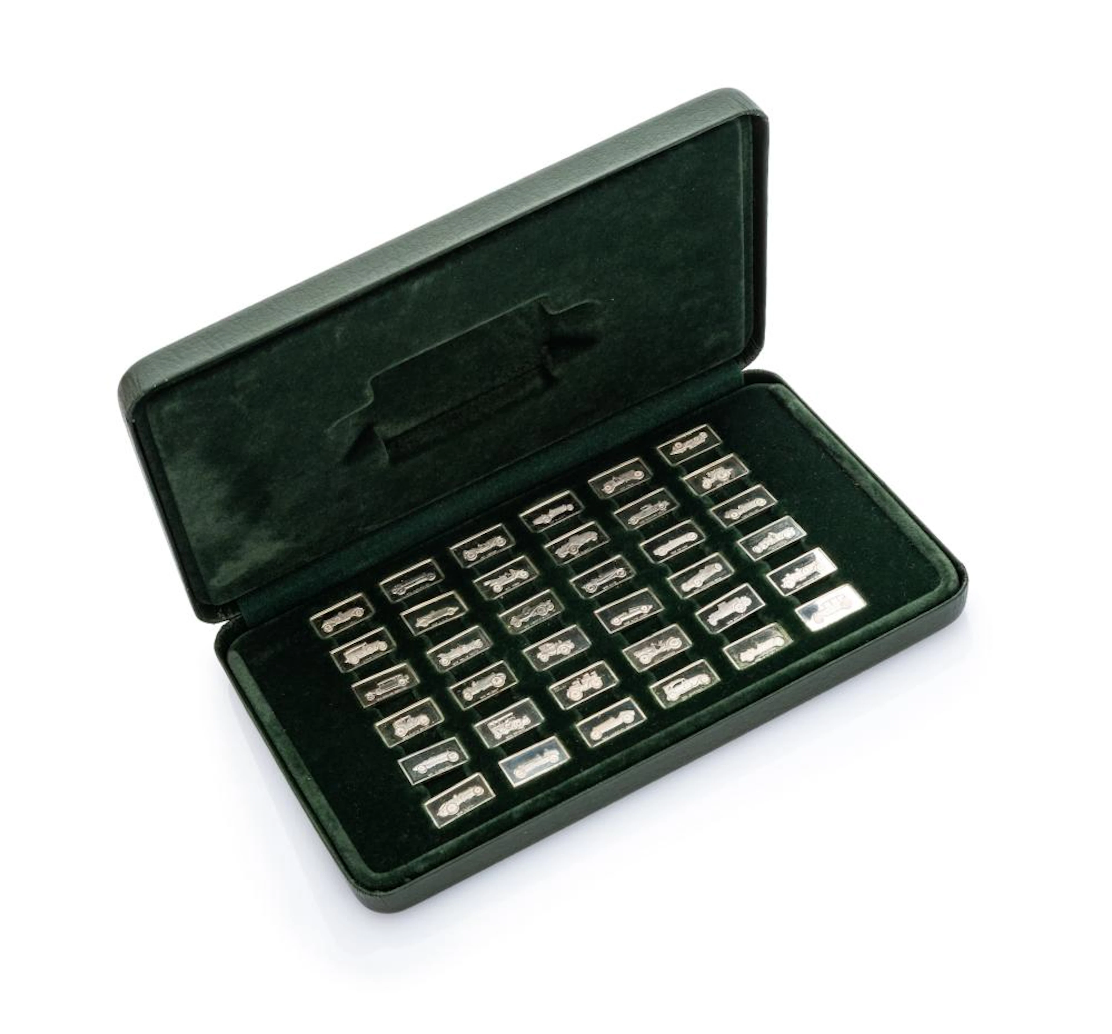 LOT OF THIRTY-SIX MINIATURES, 20TH CENTURY