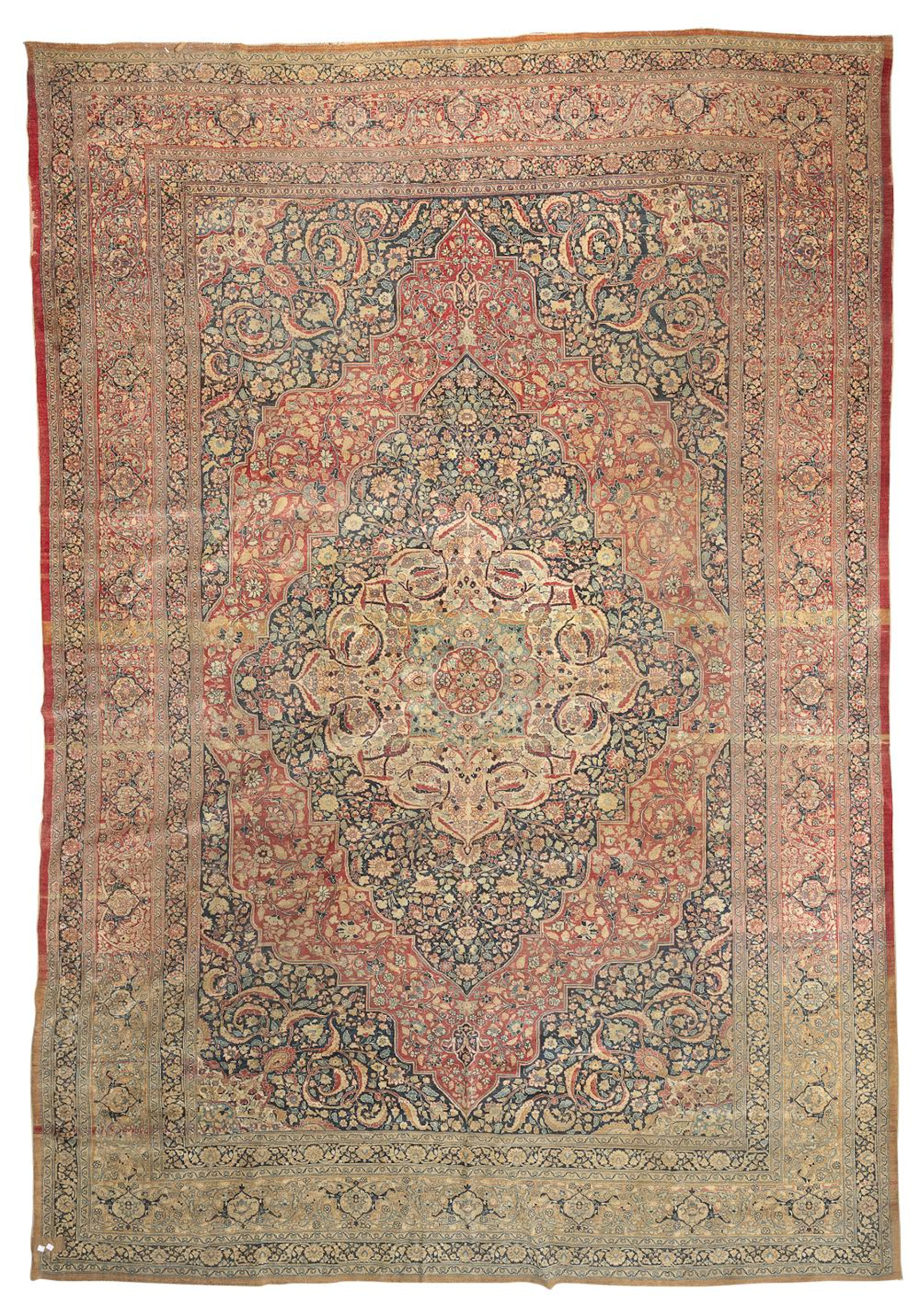 LATE 19TH CENTURY TABRIZ CARPET