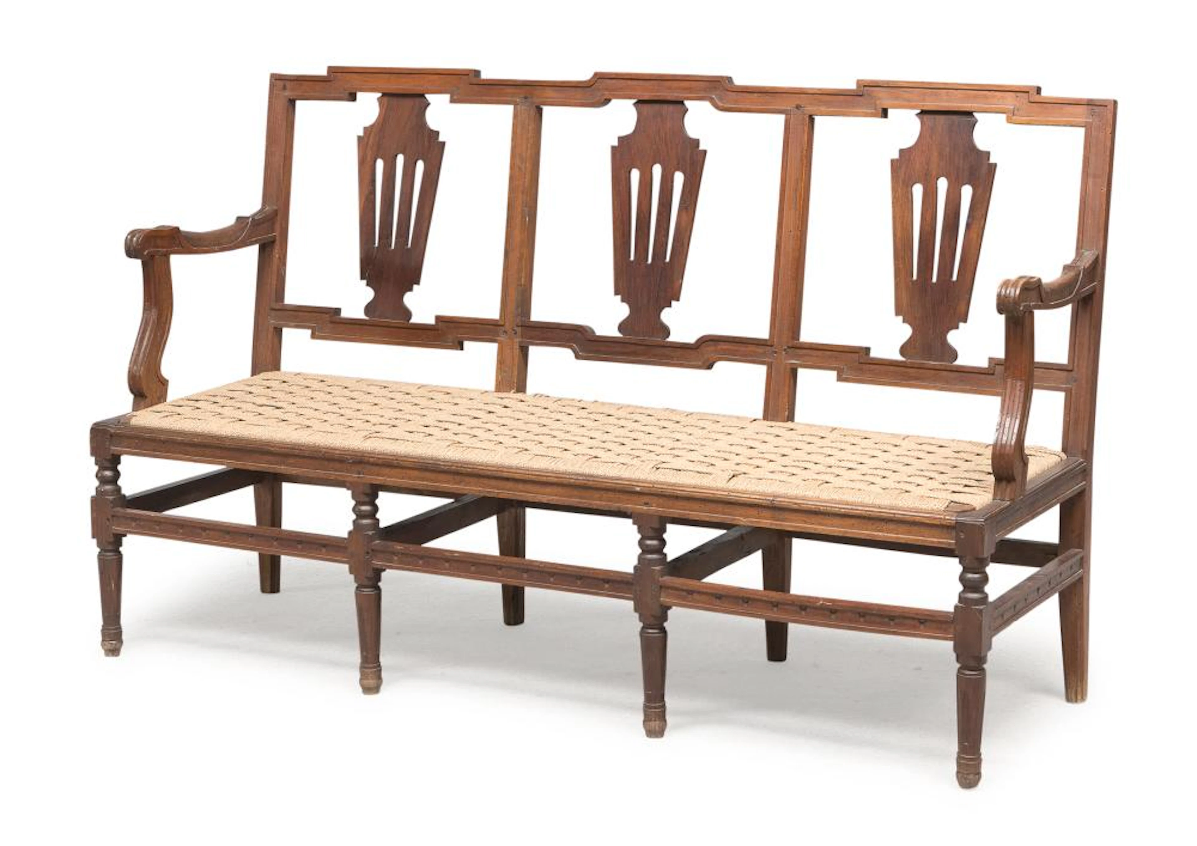 SOFA IN WALNUT, CENTRAL ITALY