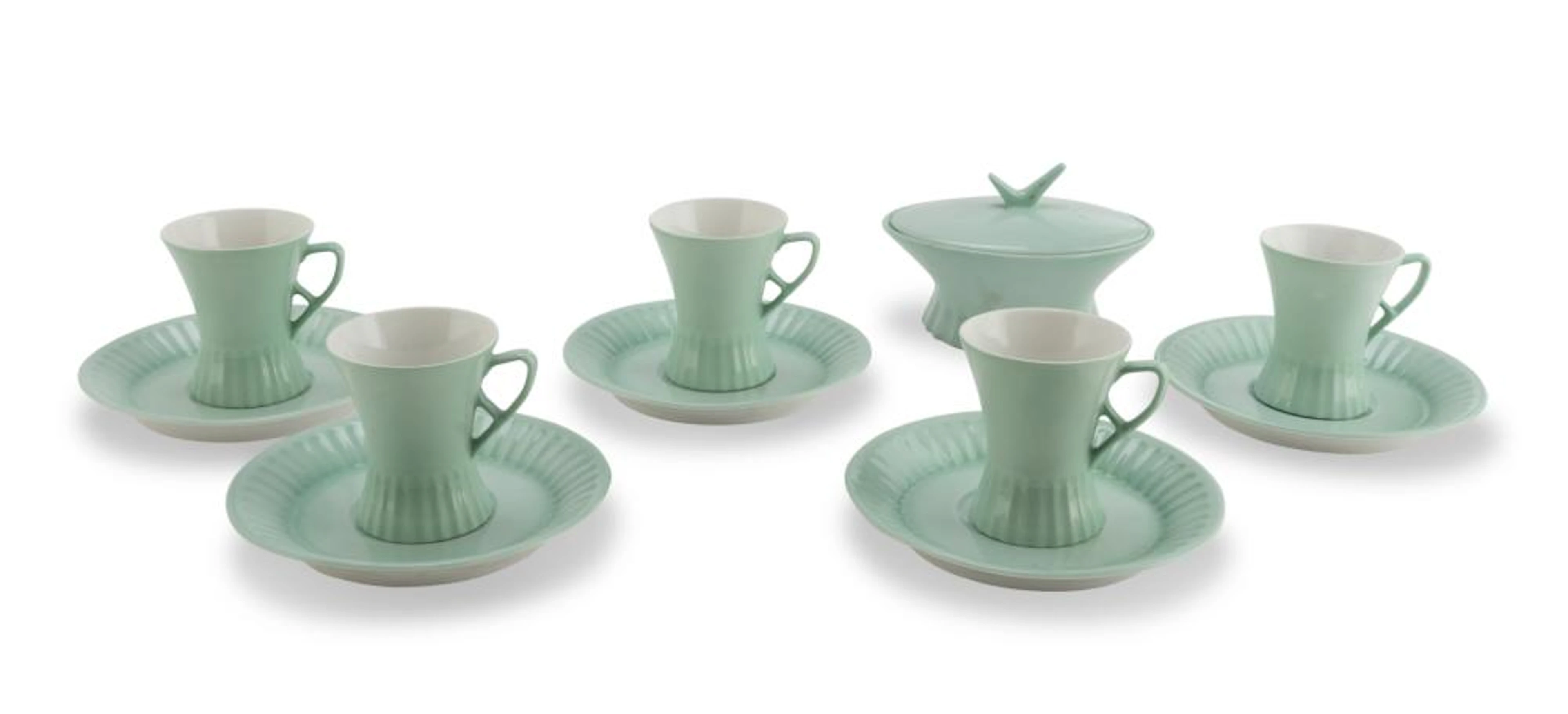 COFFEE SET IN CERAMICS, LAVENO '50