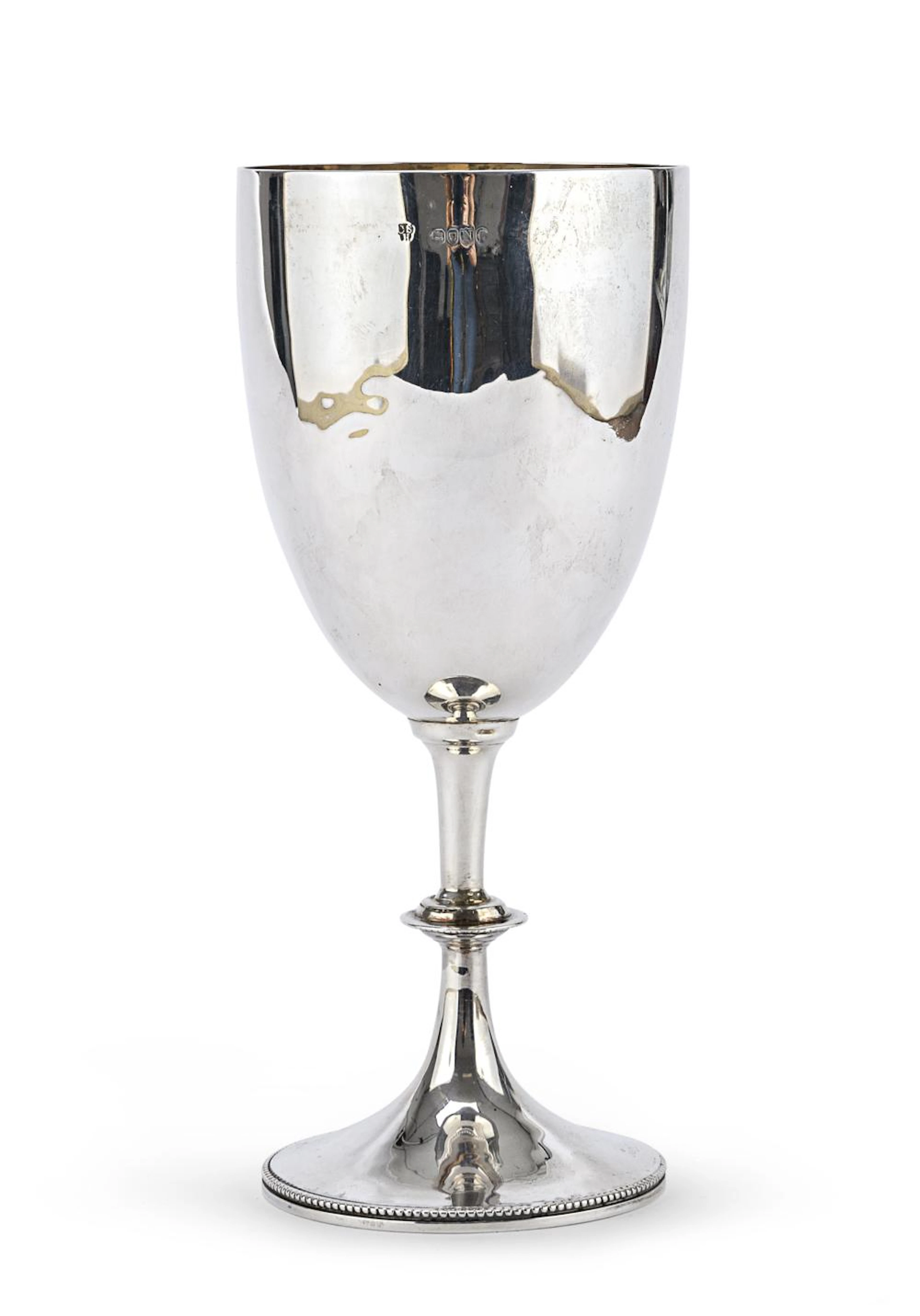 SILVER GOBLET, LONDON 1888