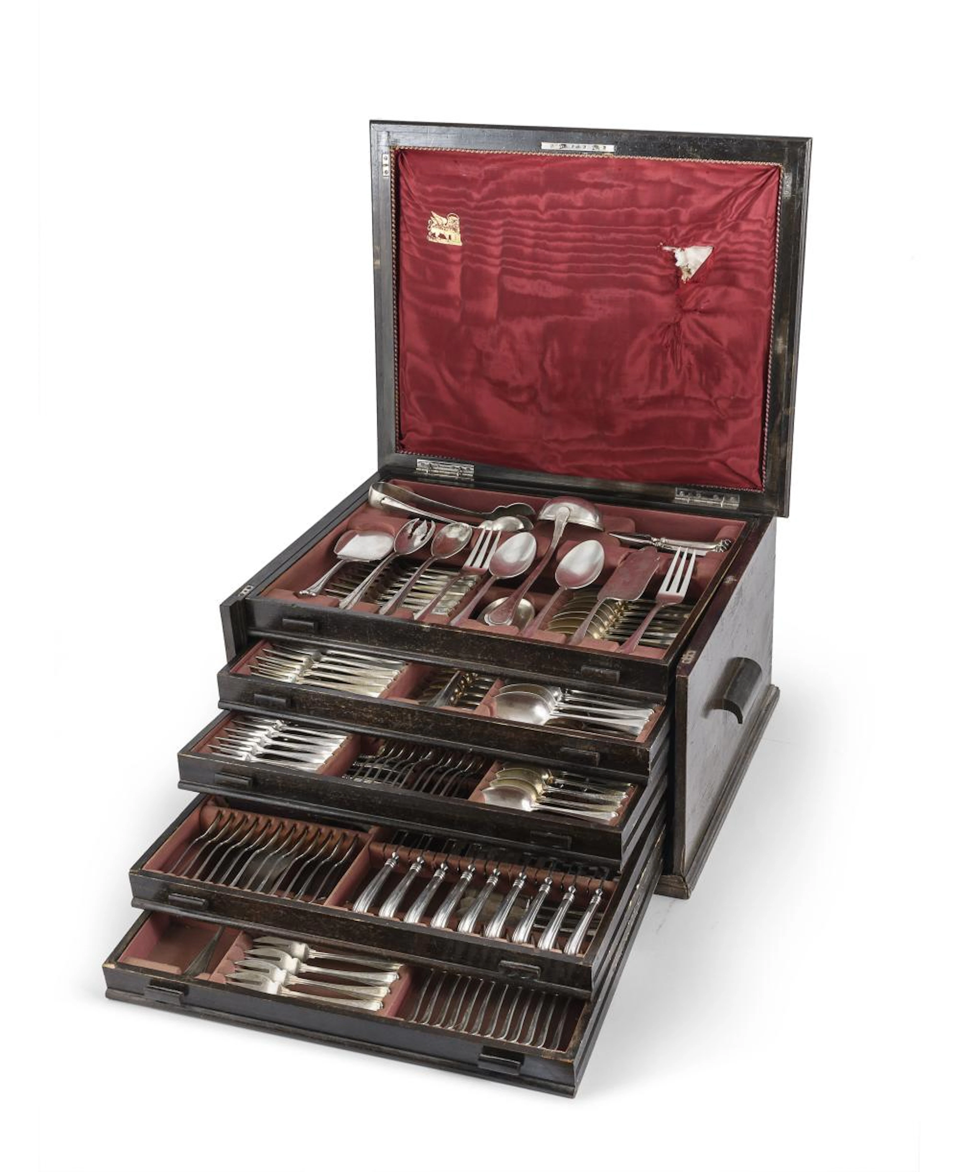 SILVER COMPOSITE CUTLERY SET, BOLOGNA ALESSANDRI PUNCH 1935