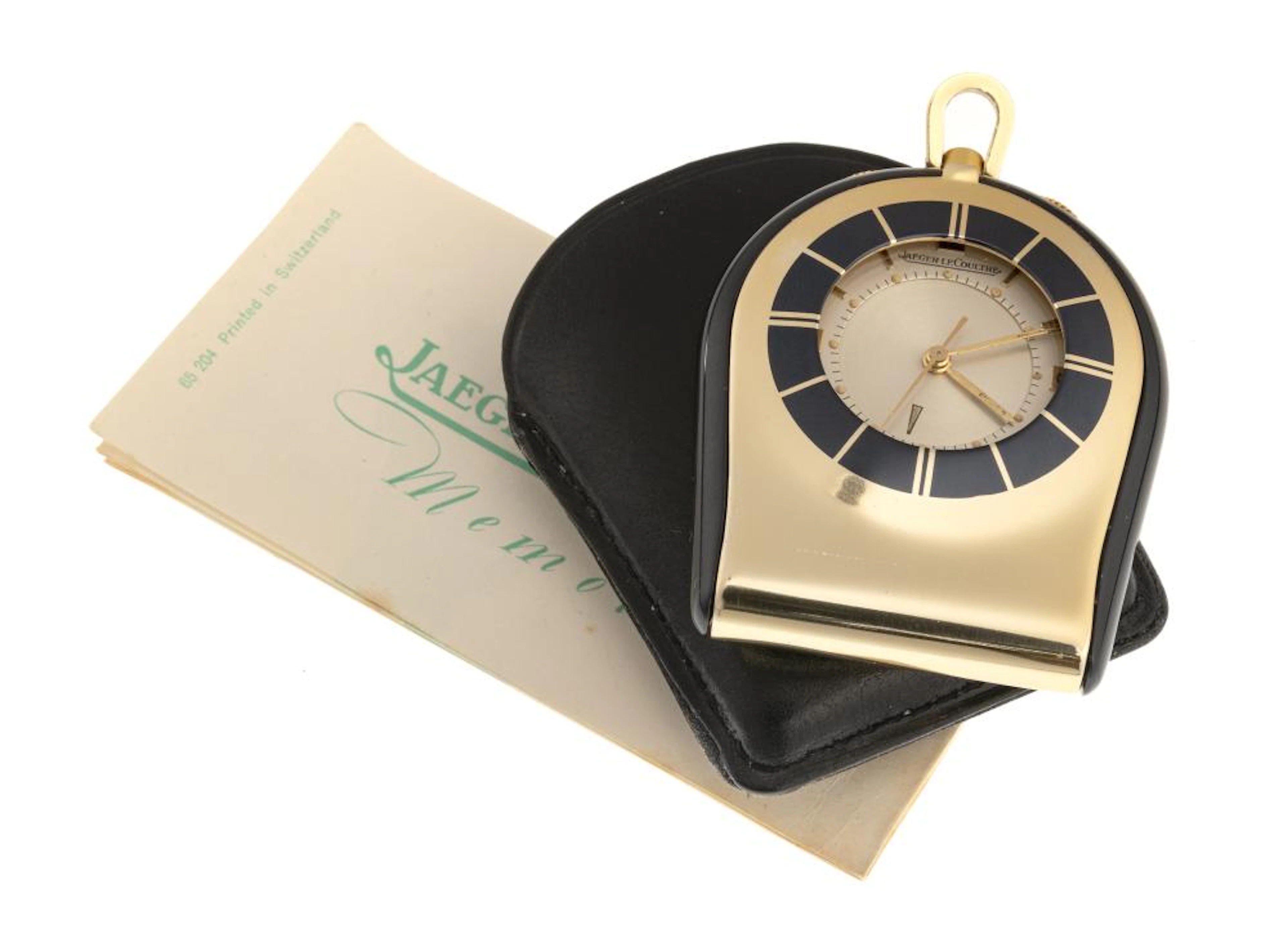POCKET ALARM WATCH, JAEGER LECOUTRE