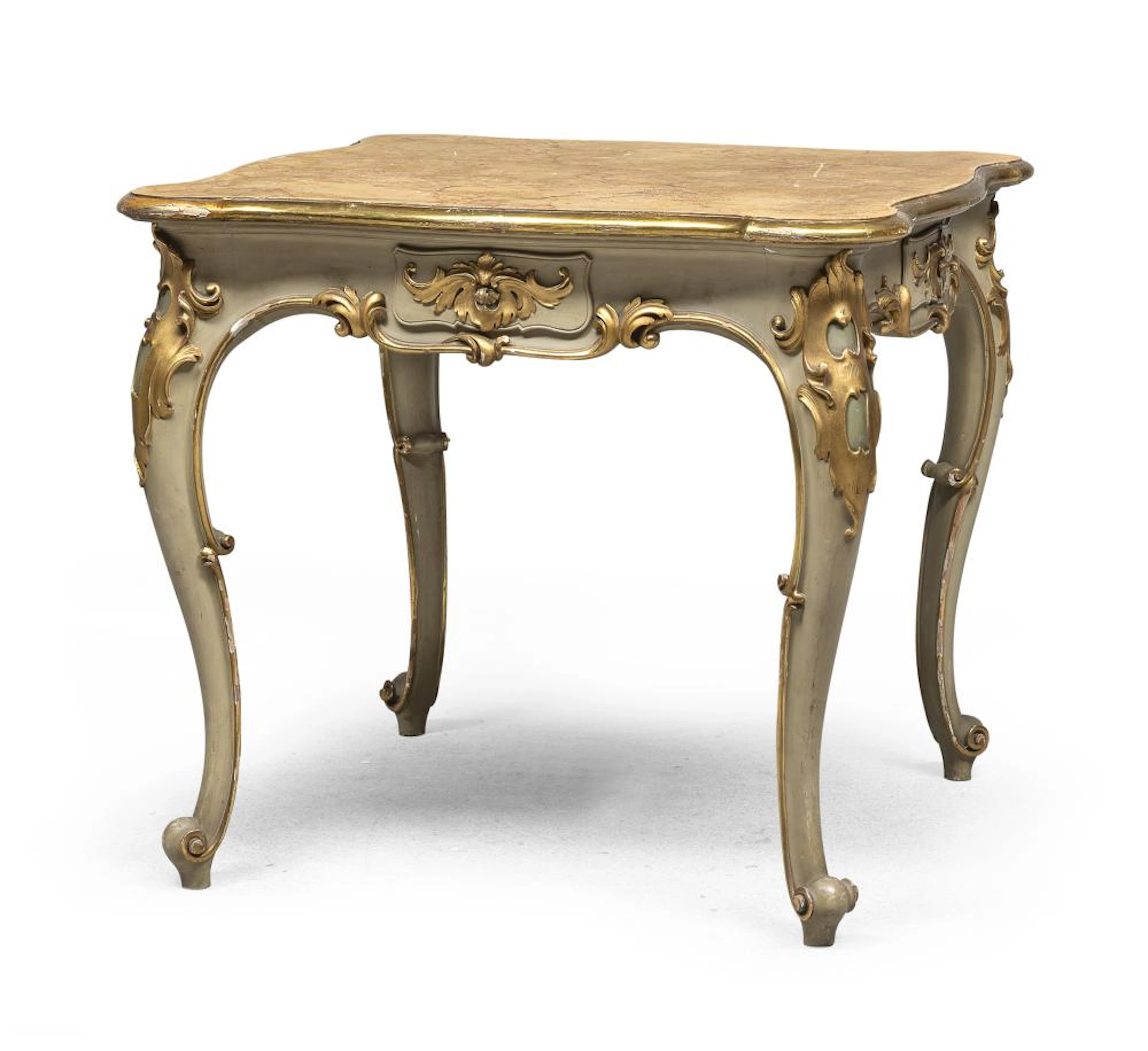 LACQUERED WOOD TABLE, 19TH CENTURY