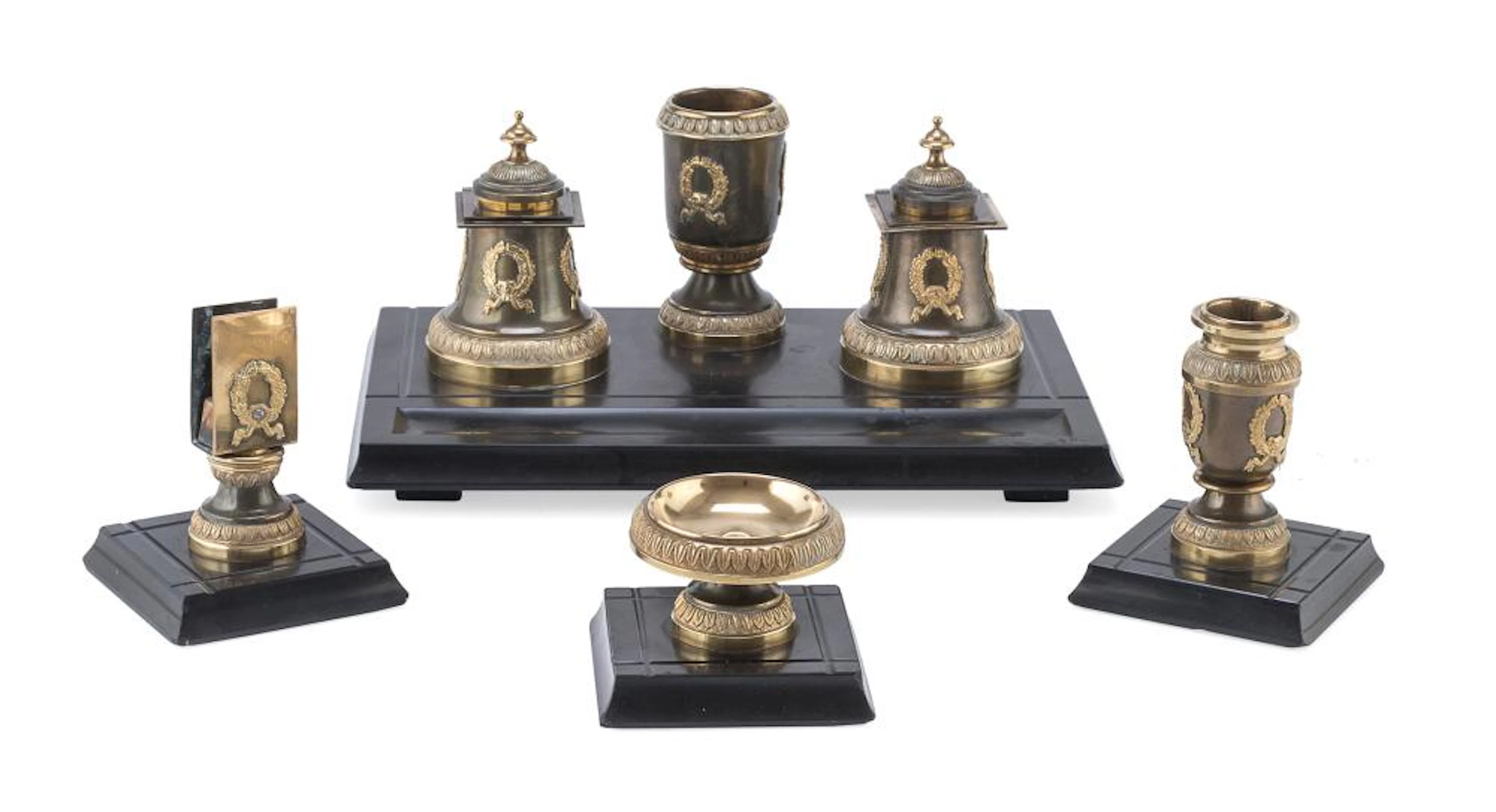 DESK SET, EMPIRE PERIOD FRANCE