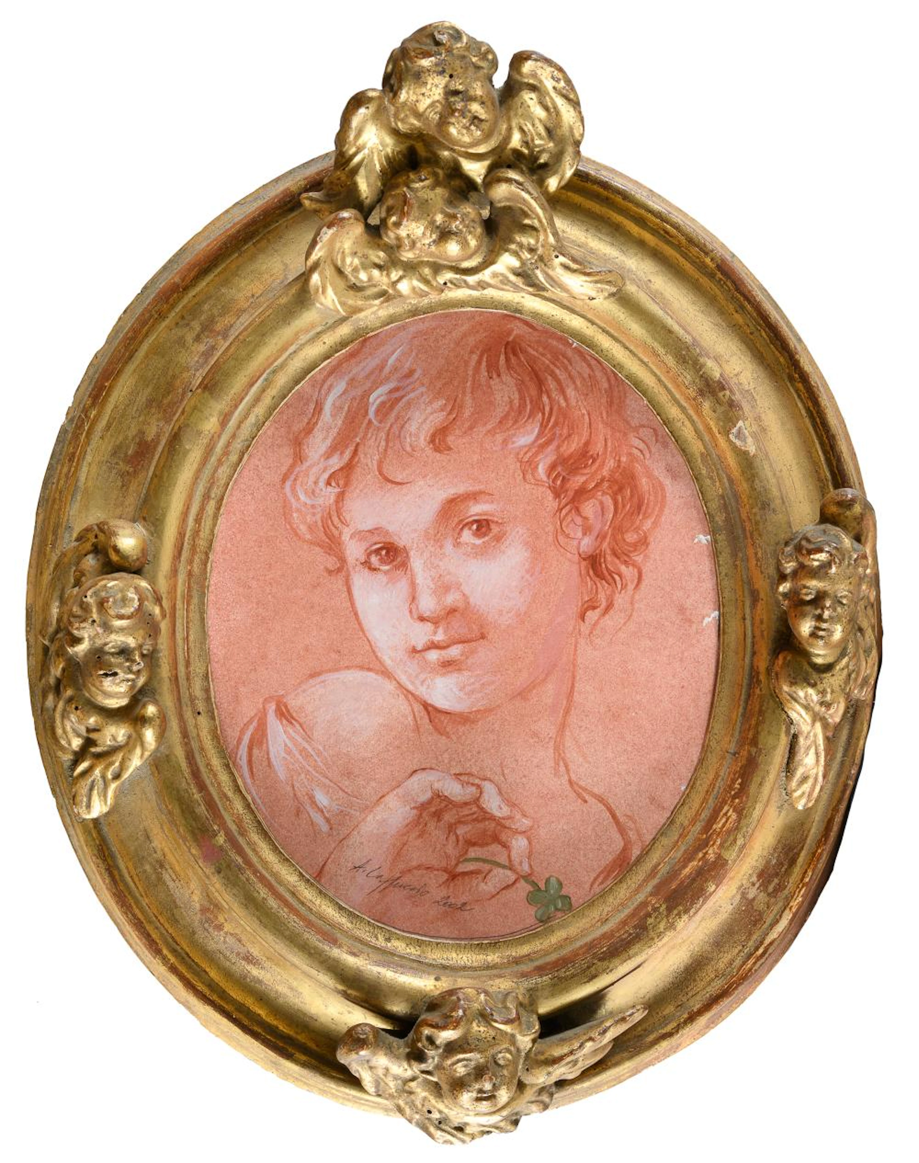 GILTWOOD FRAME, 18th CENTURY