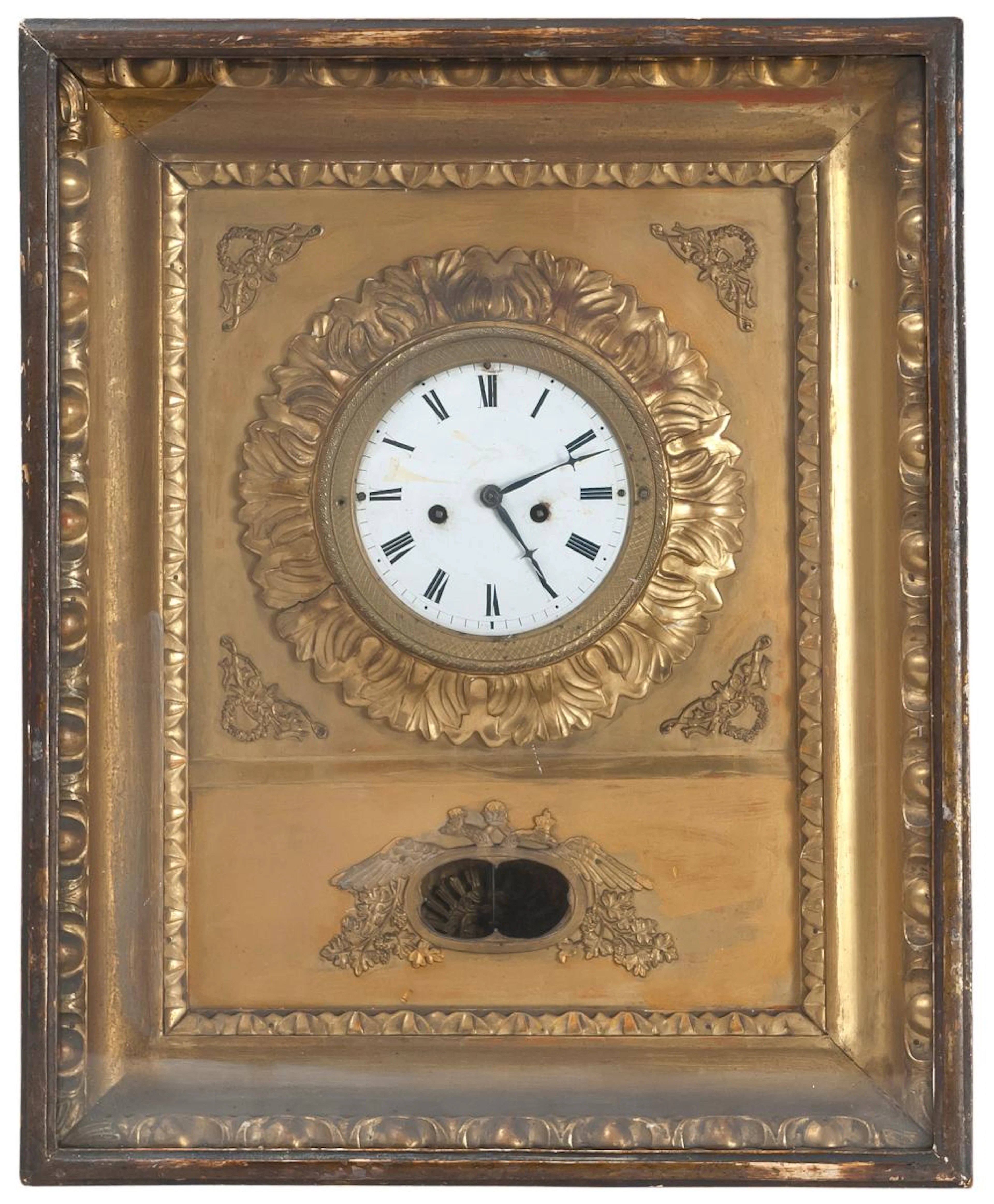 WALL CLOCK, VIENNA 19th CENTURY