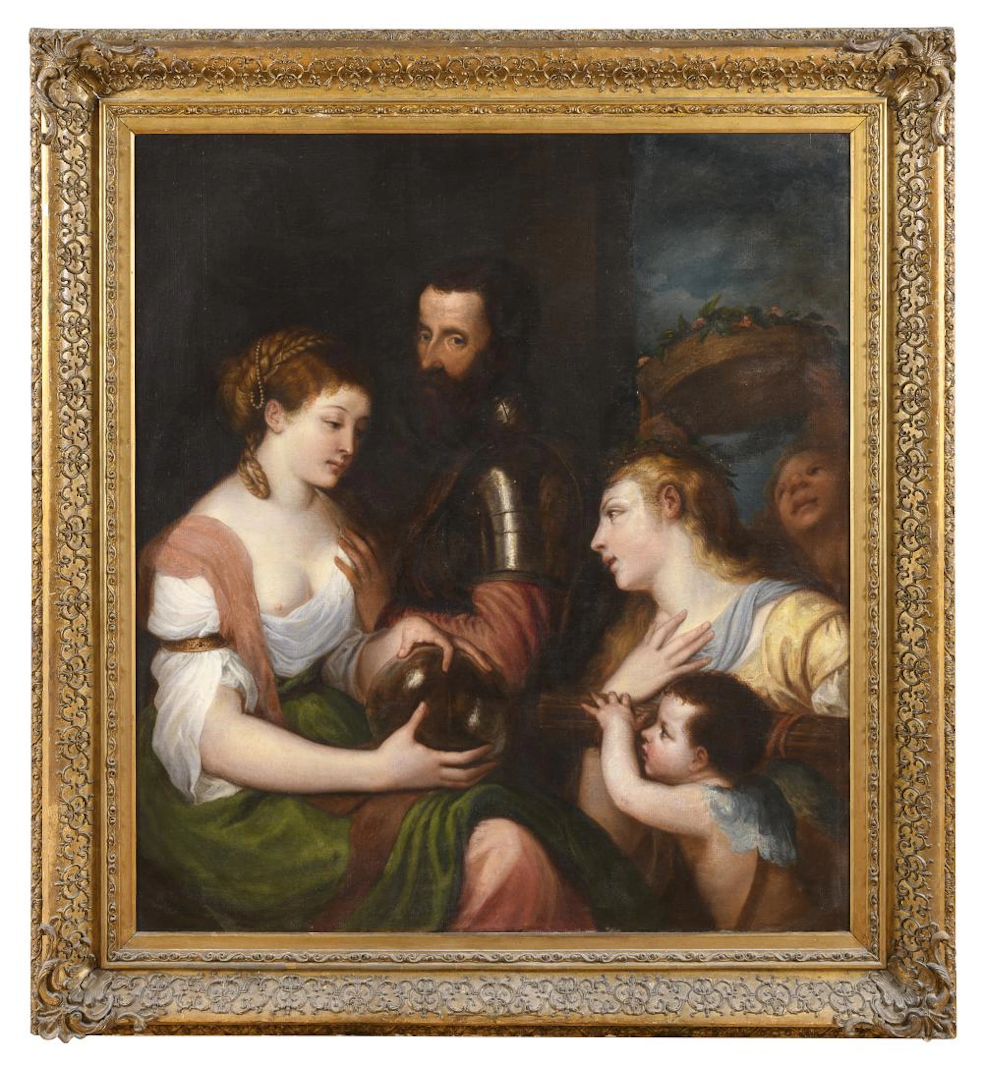 OIL PAINTING BY FOLLOWER OF TIZIANO VECELLIO END OF 18TH CENTURY