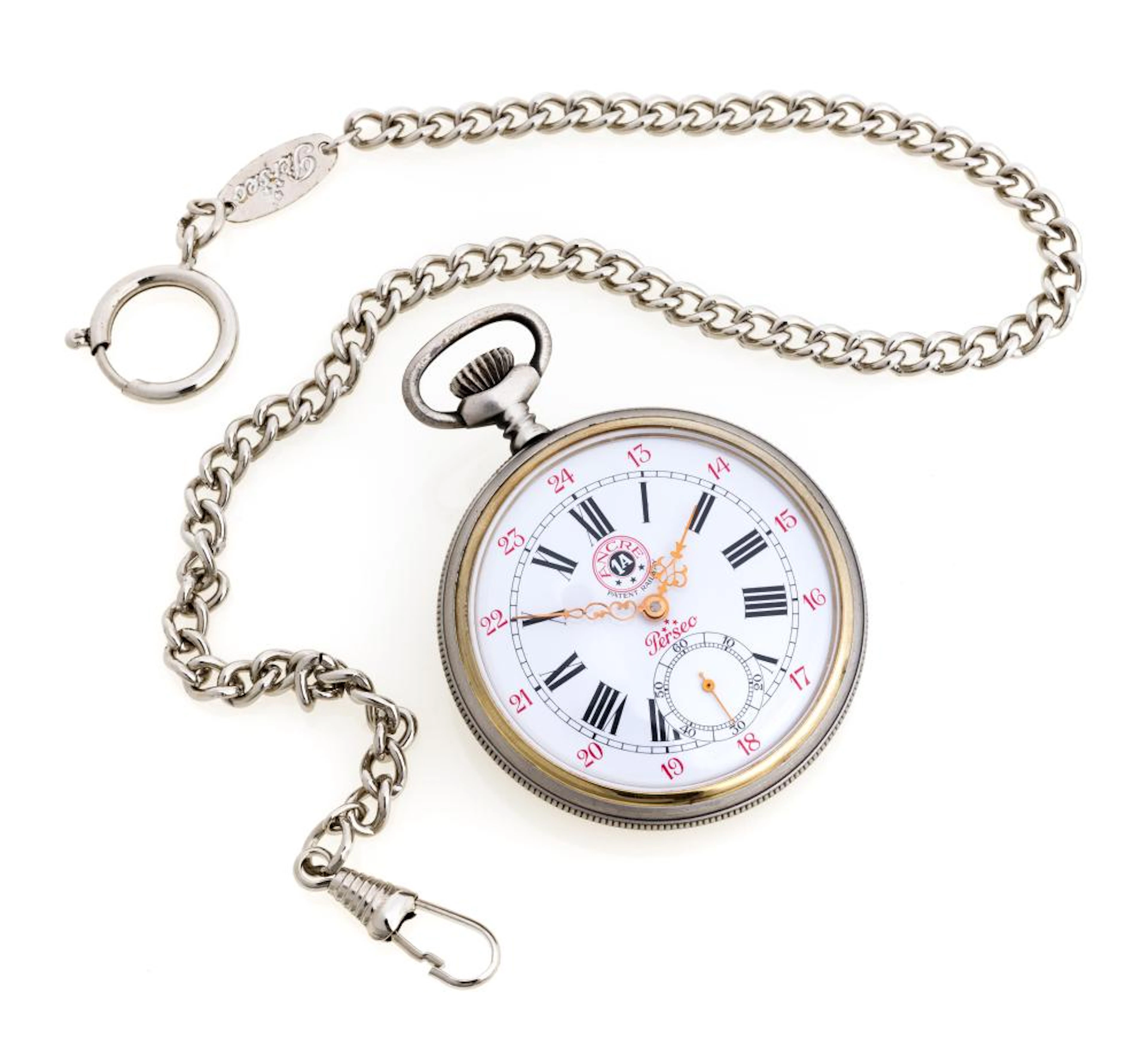 POCKET WATCH  PERSEO MODEL GRAND PRIX RAILWAYS