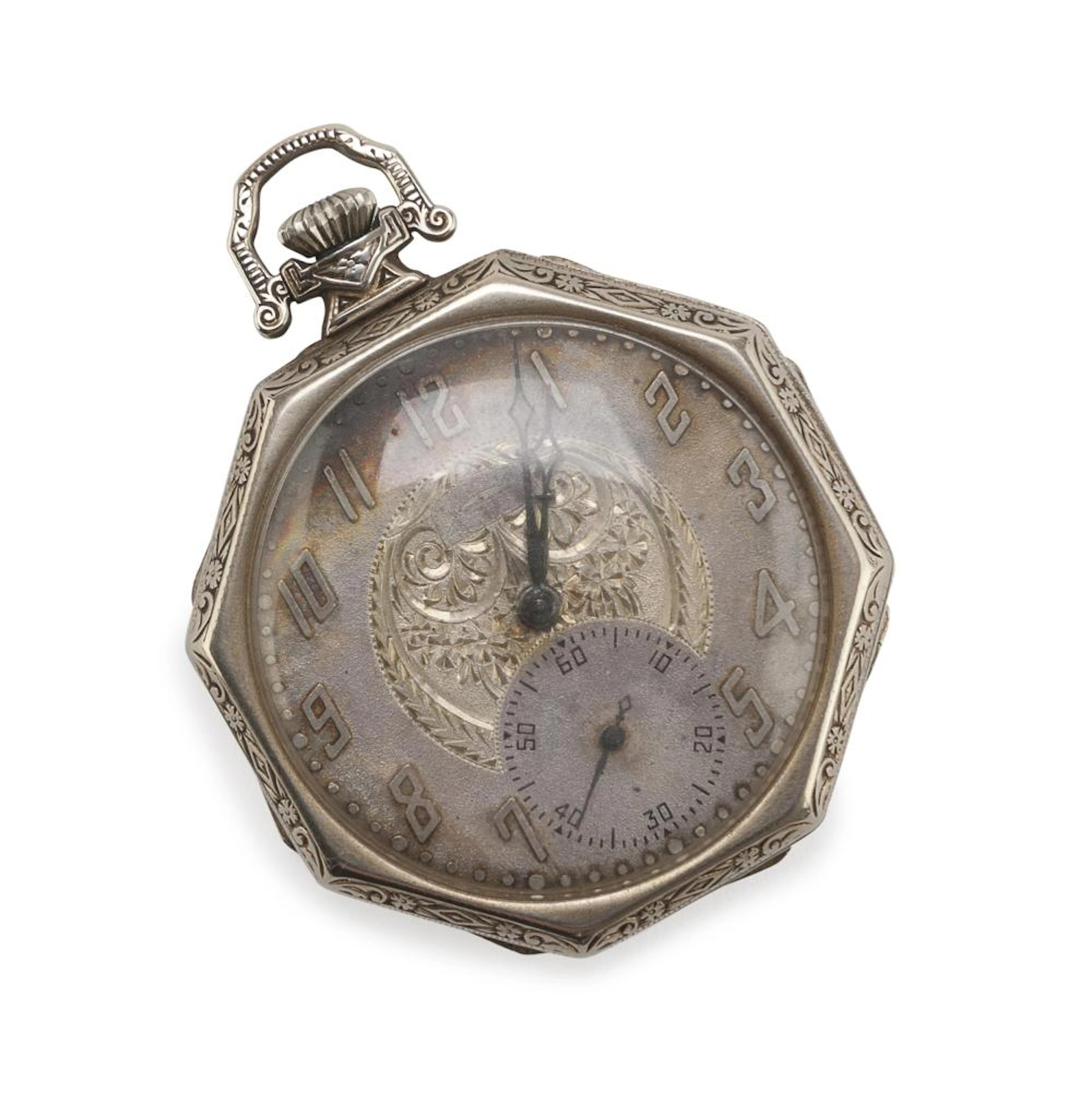 GOLD POCKET WATCH BRAND WATCH Co. SPRINGFIELD