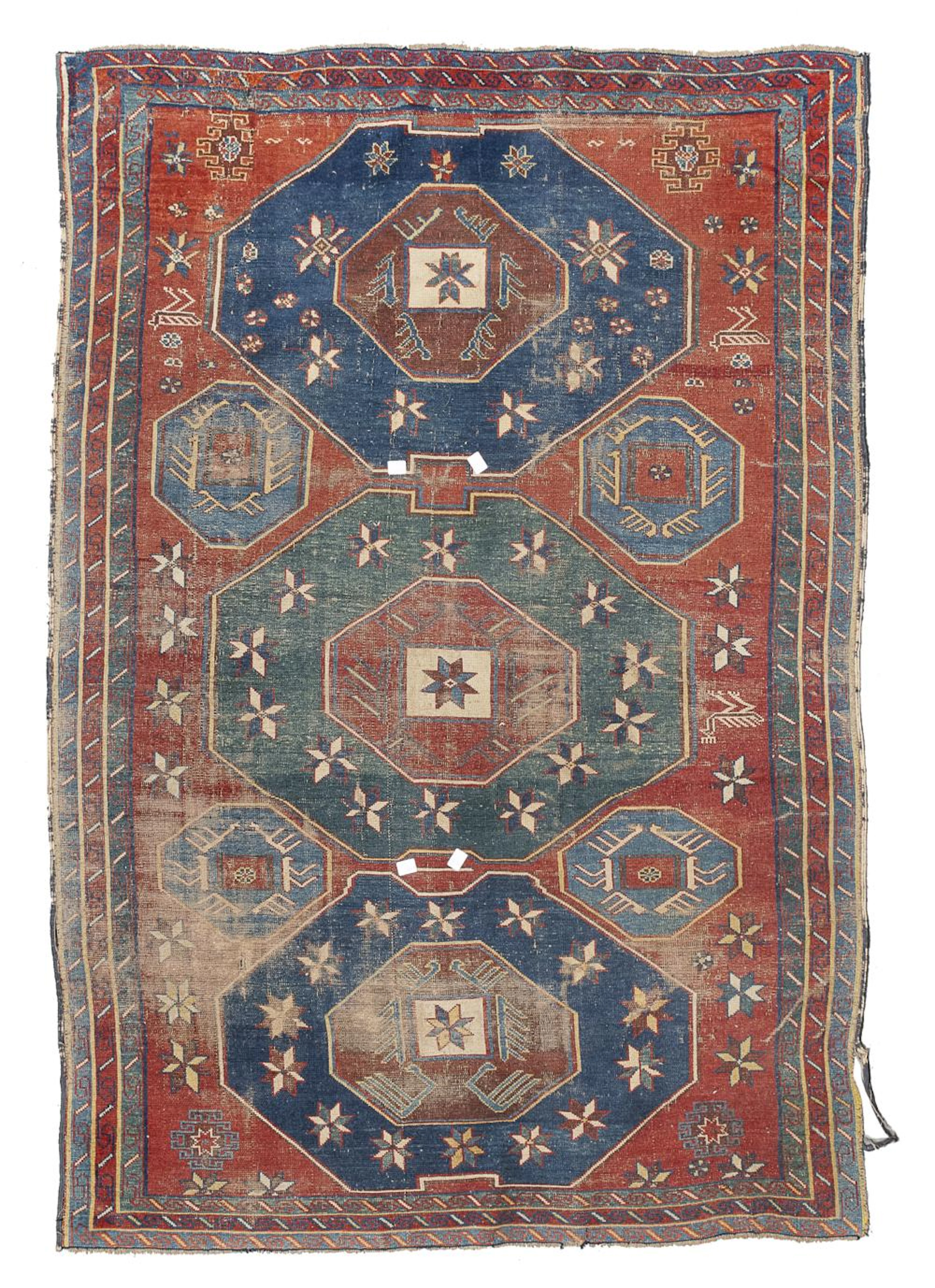 CAUCASIAN BORDIJALU RUG, LATE 19TH CENTURY