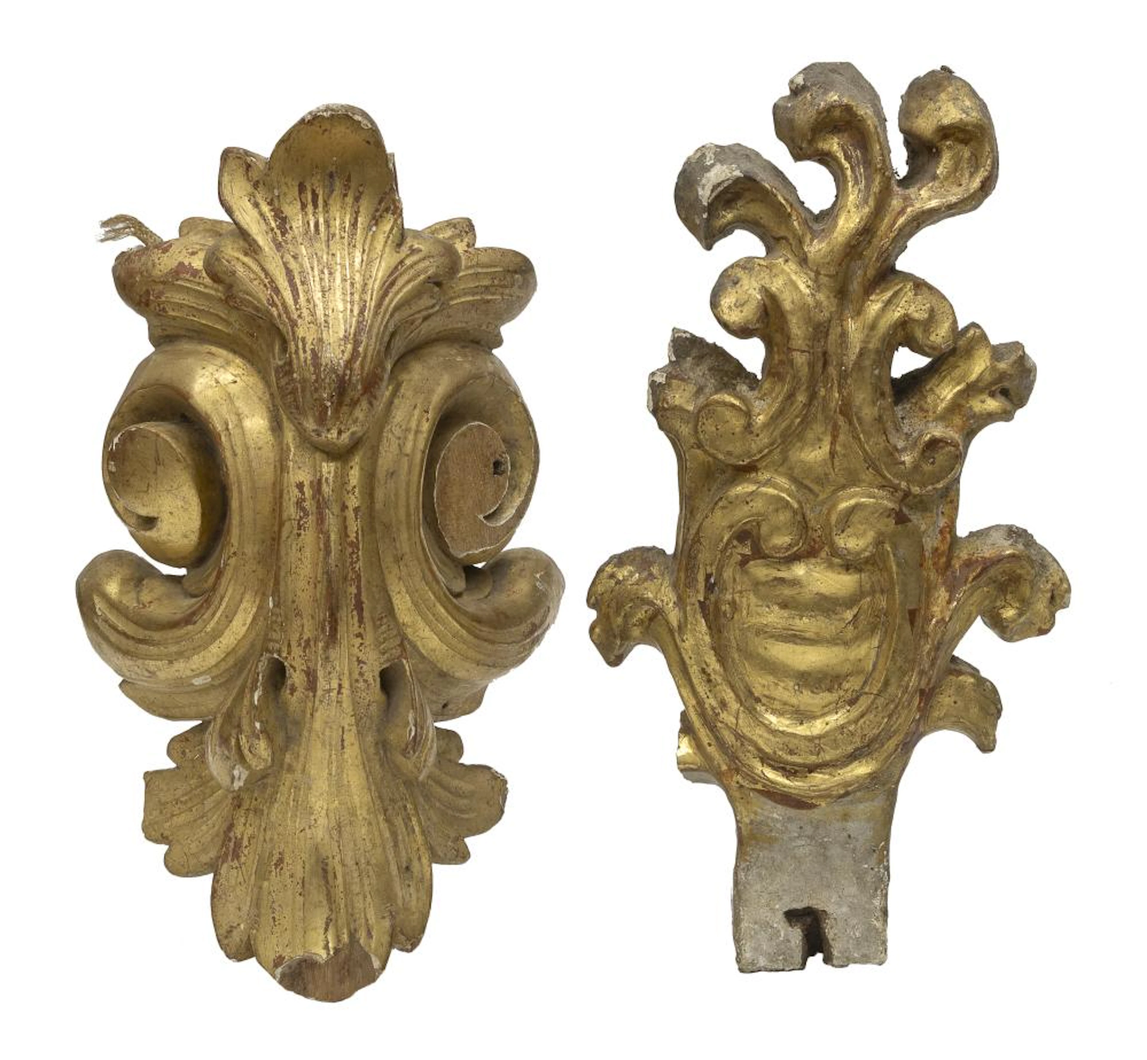 TWO GILTWOOD FRIEZES, 18TH CENTURY