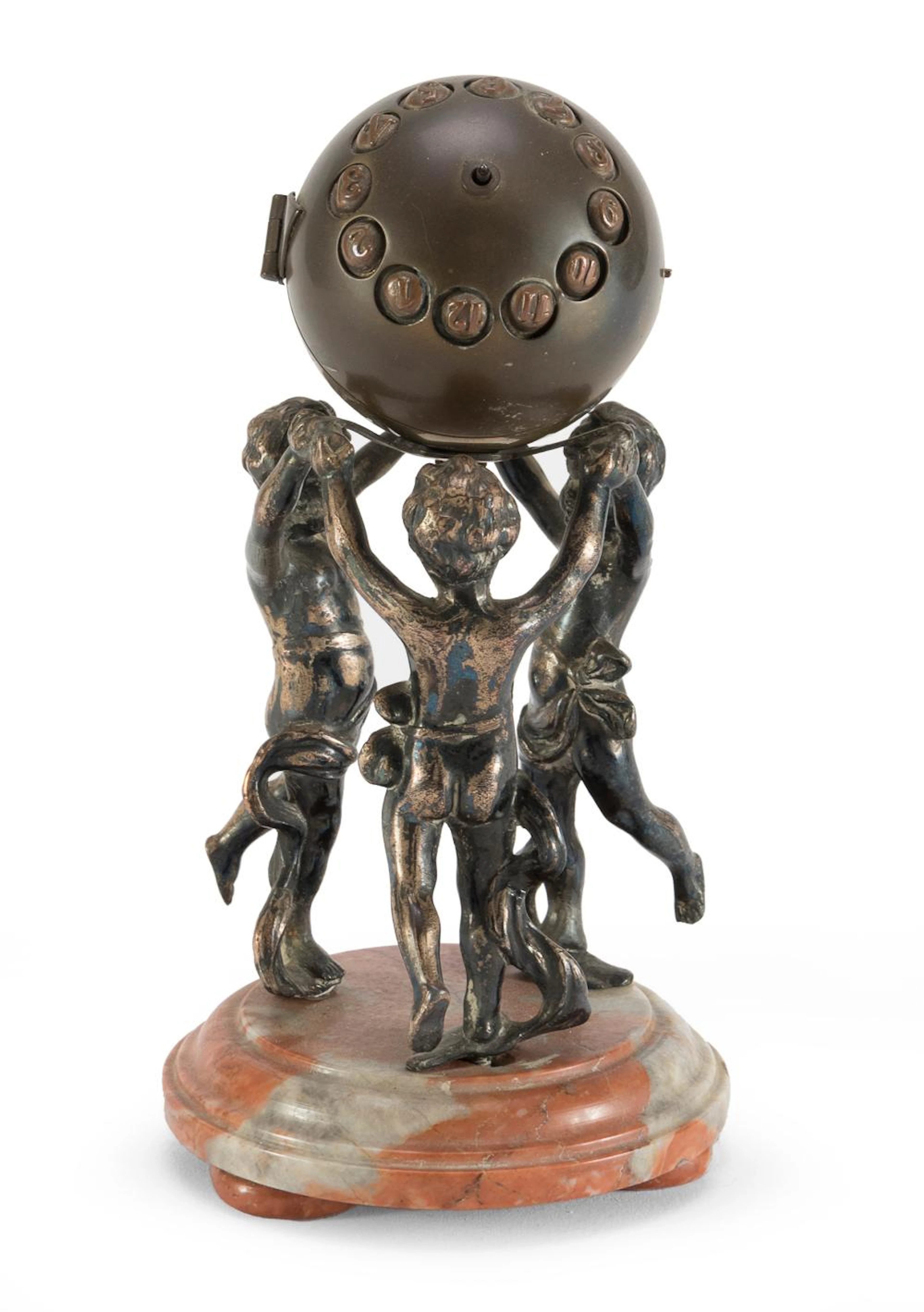 SMALL BALL CLOCK EARLY 20TH CENTURY